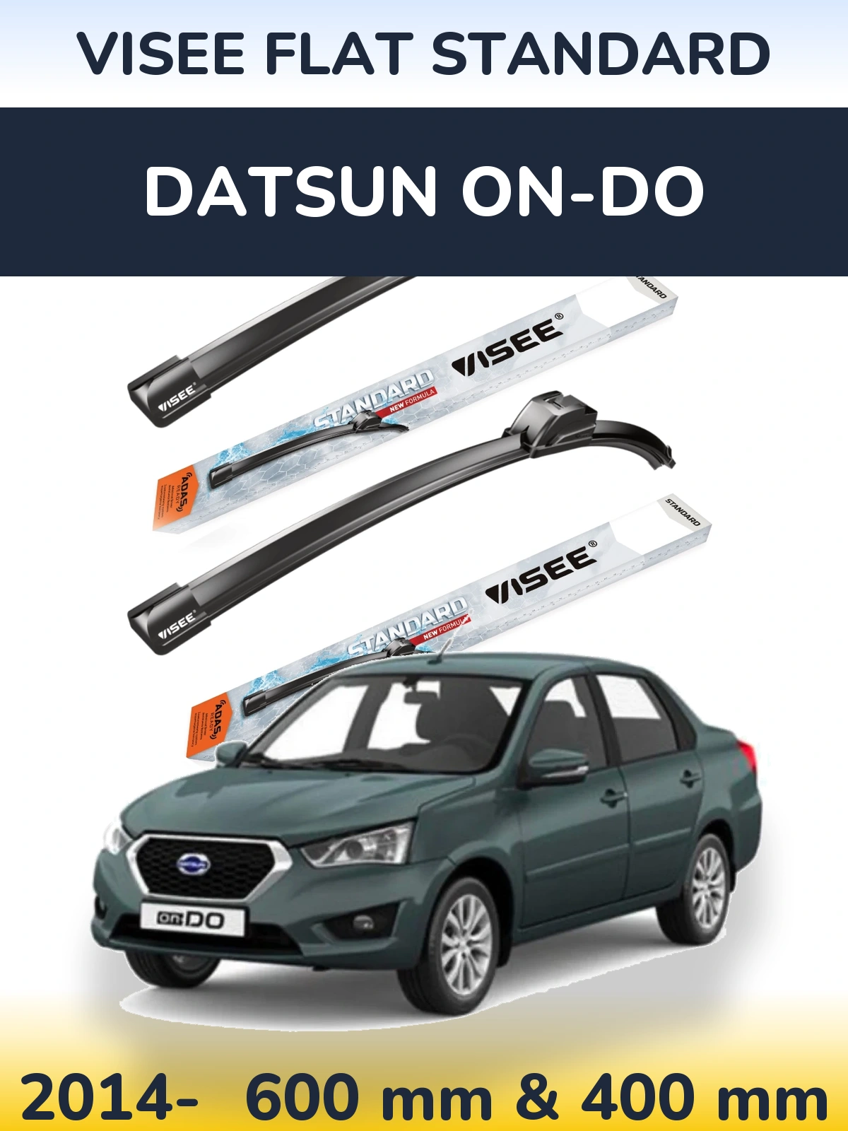Ștergătoare VISEE FLAT STANDARD pentru Datsun on-DO