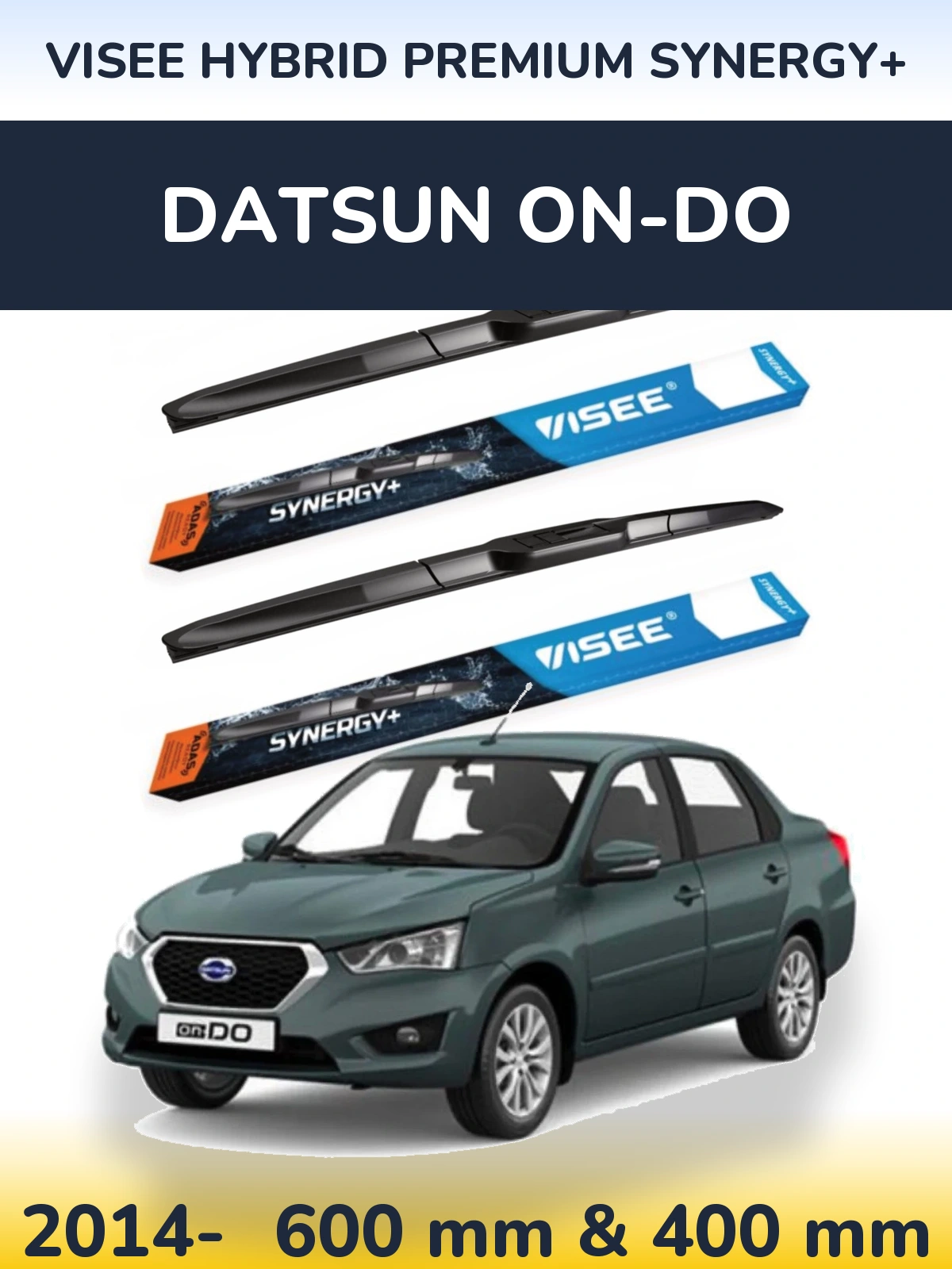 Ștergătoare VISEE HYBRID PREMIUM SYNERGY+ pentru Datsun on-DO