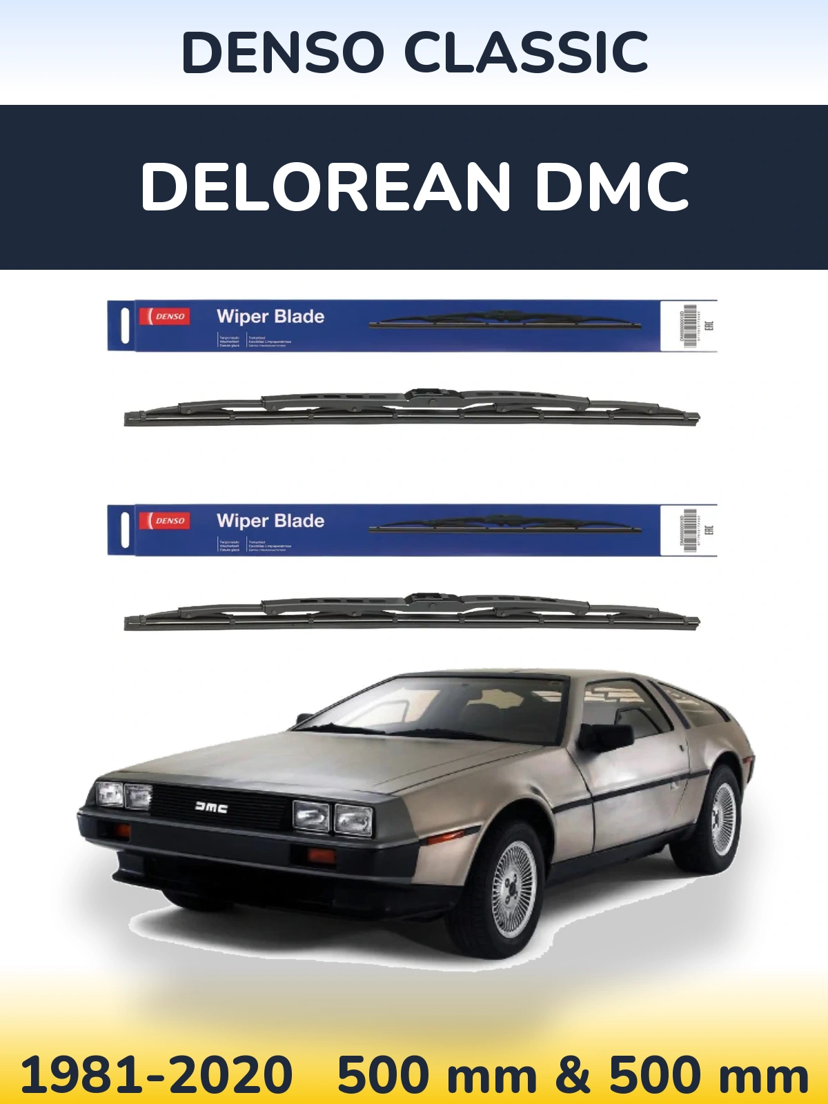 Ștergătoare Denso Classic pentru DeLorean DMC