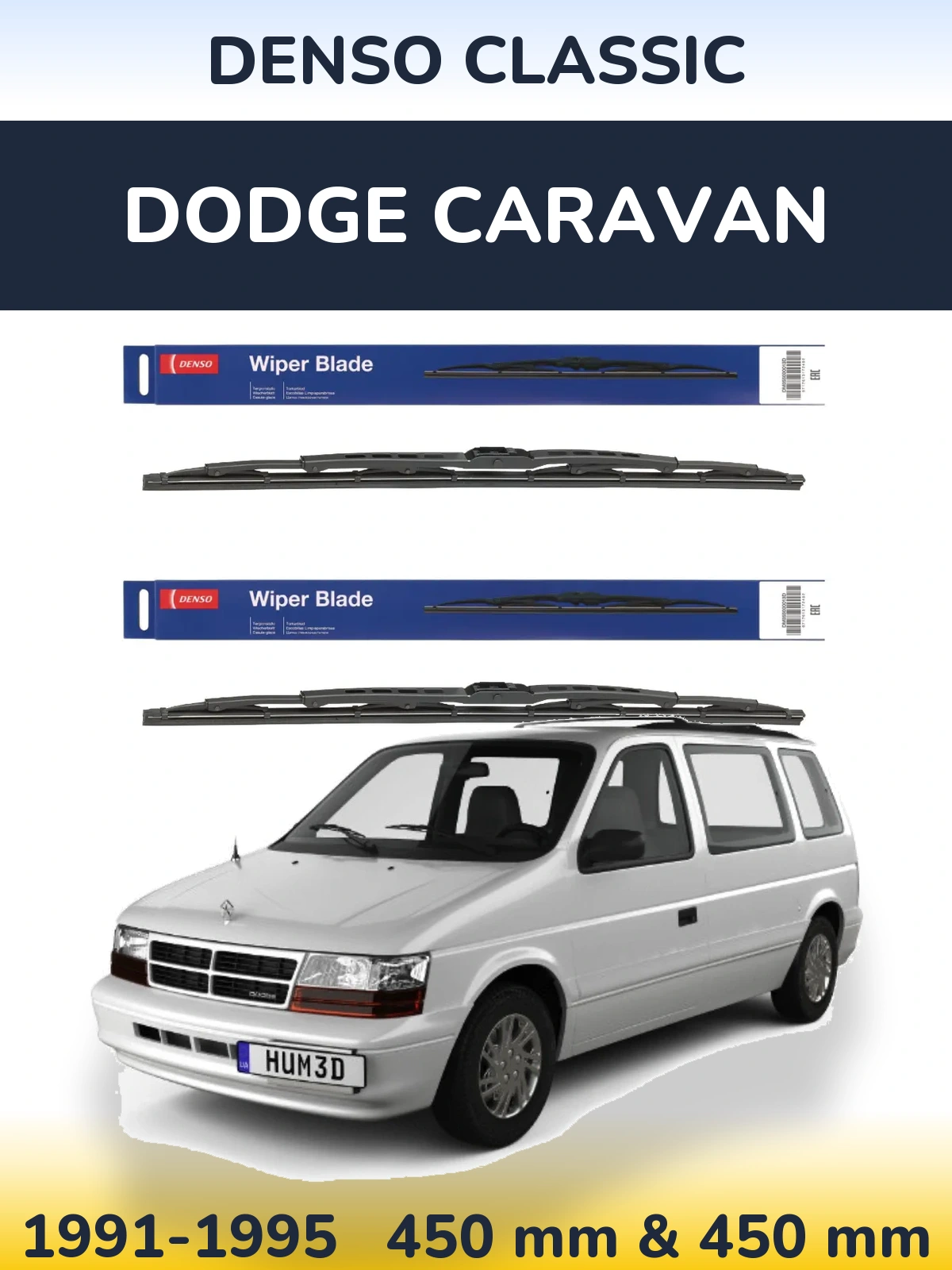 Ștergătoare Denso Classic pentru Dodge Caravan