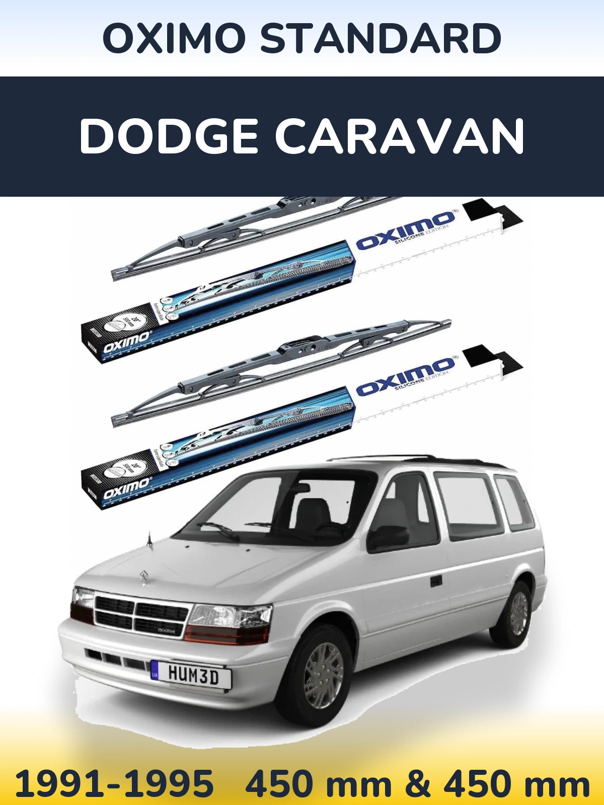 Ștergătoare Oximo Standard pentru Dodge Caravan