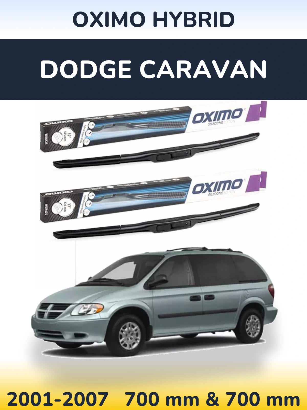 Ștergătoare Oximo Hybrid pentru Dodge Caravan