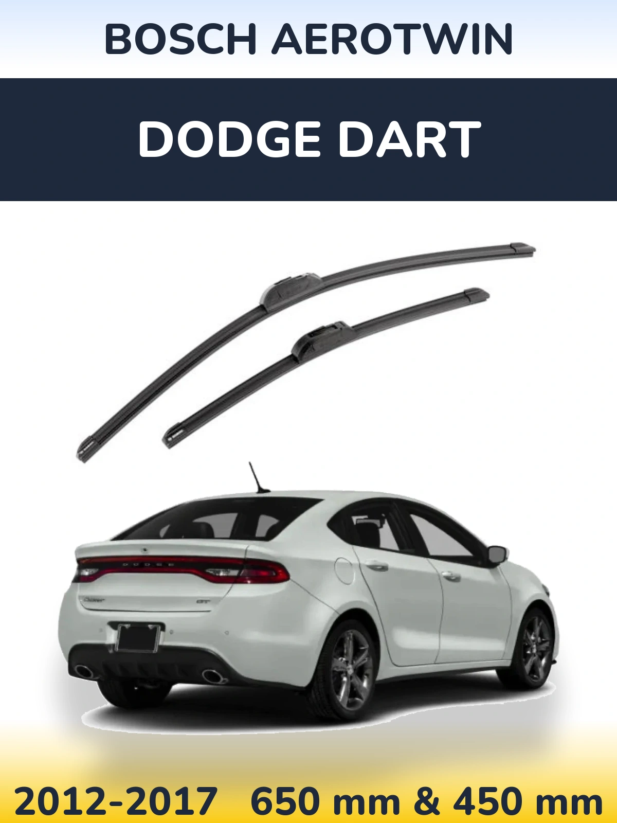 Ștergătoare BOSCH AeroTwin pentru Dodge Dart