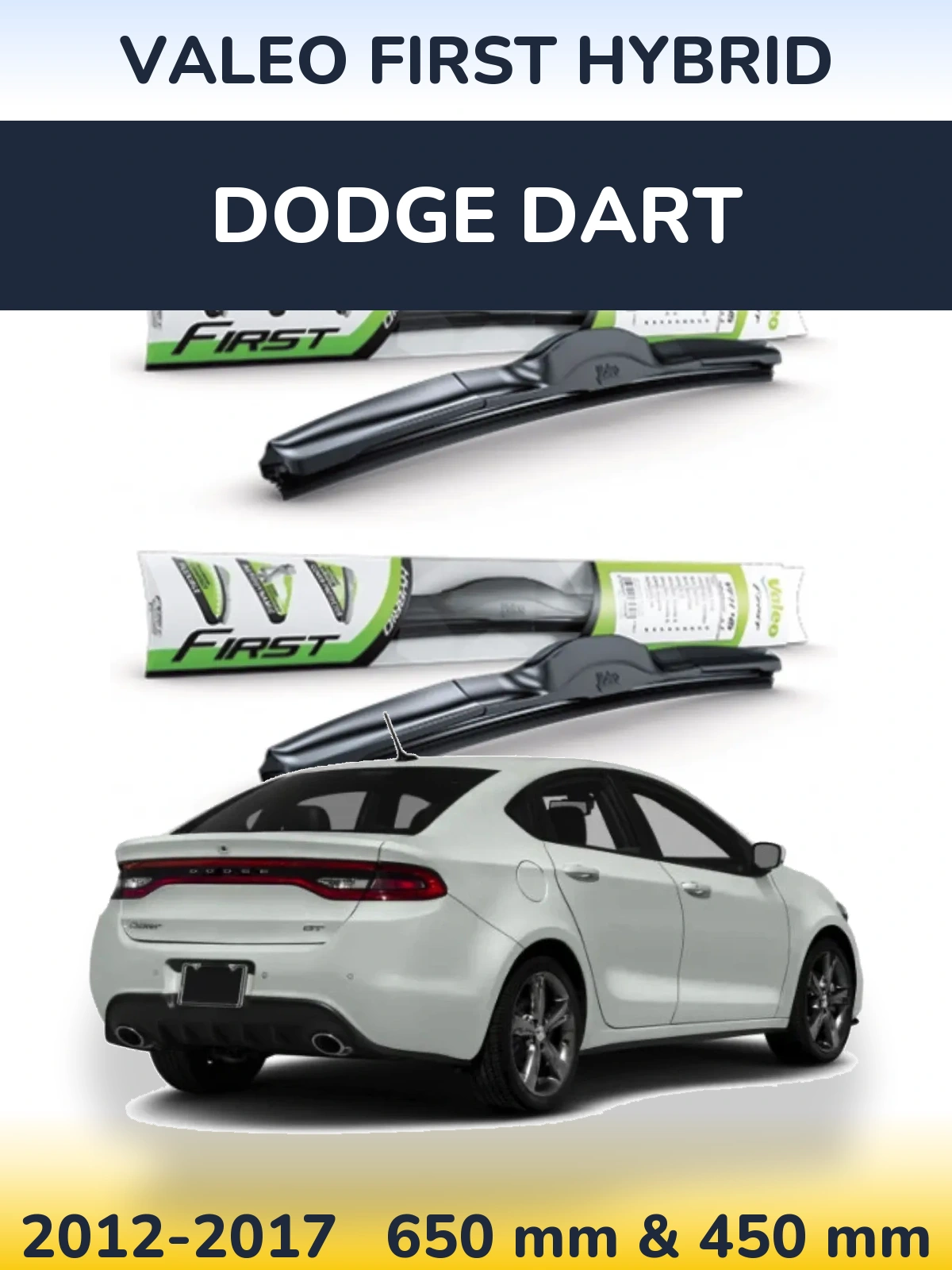 Ștergătoare Valeo First Hybrid pentru Dodge Dart