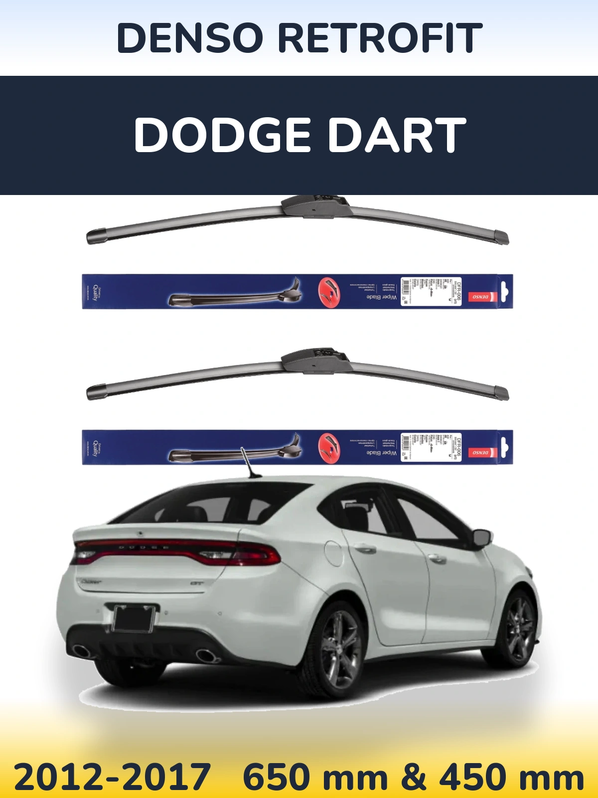 Ștergătoare Denso Retrofit pentru Dodge Dart
