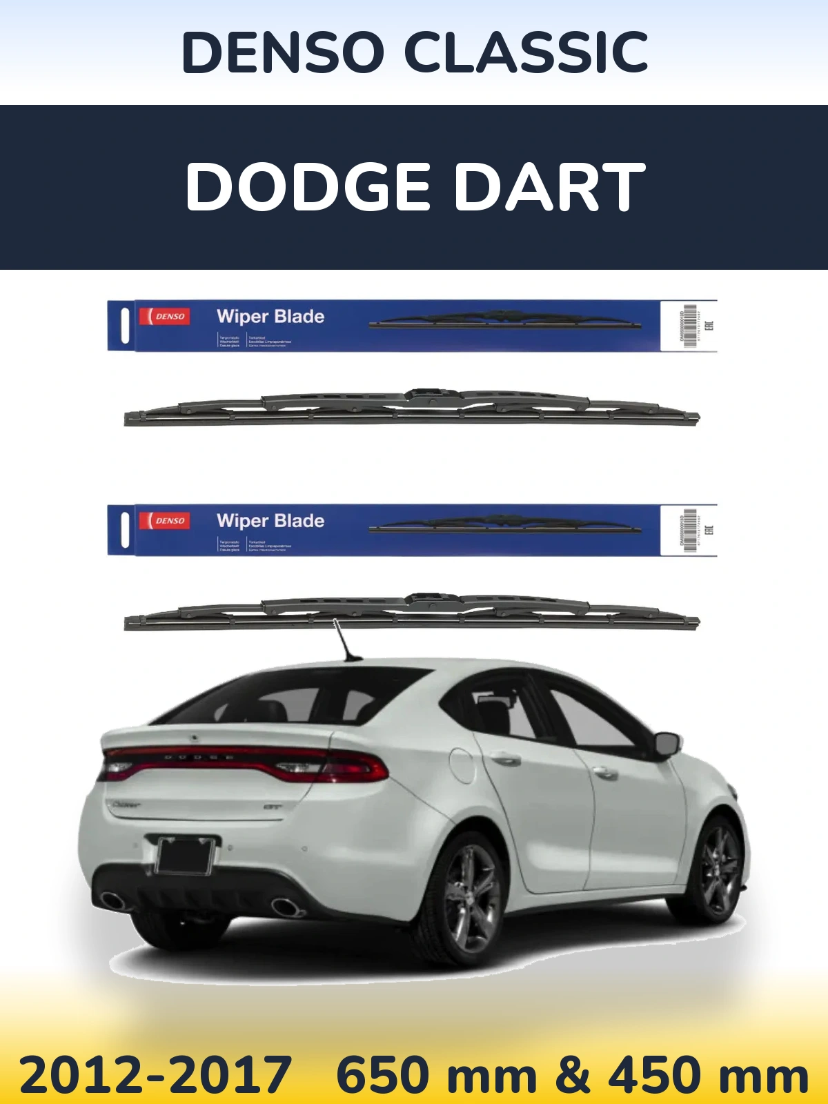 Ștergătoare Denso Classic pentru Dodge Dart