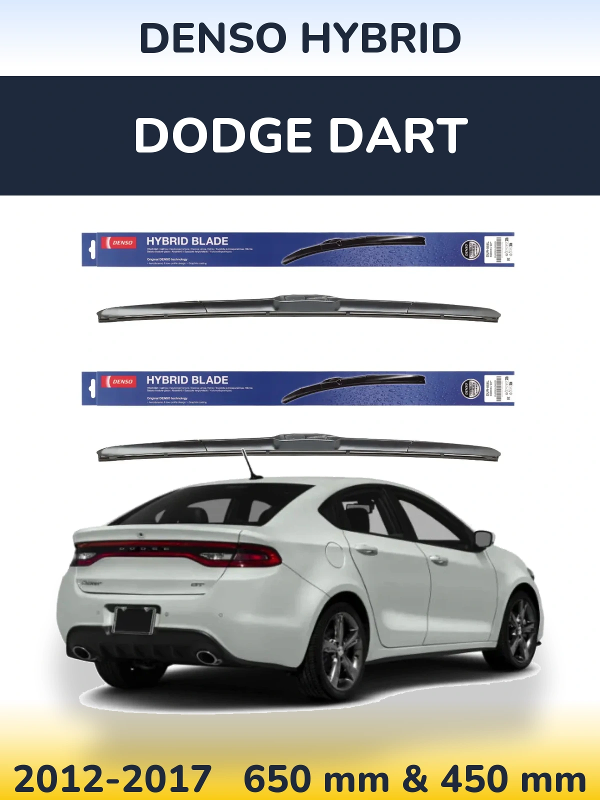 Ștergătoare Denso Hybrid pentru Dodge Dart