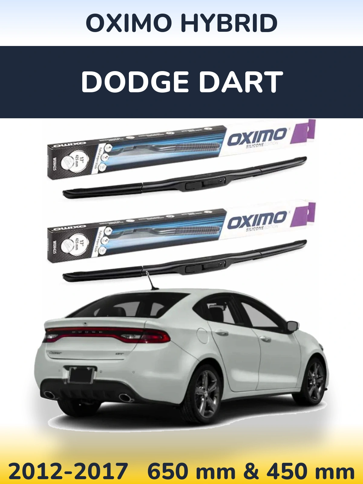 Ștergătoare Oximo Hybrid pentru Dodge Dart