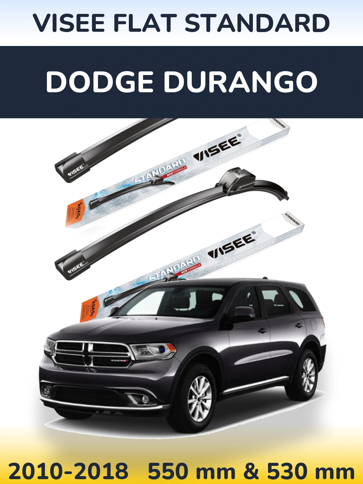 Ștergătoare VISEE FLAT STANDARD pentru Dodge Durango