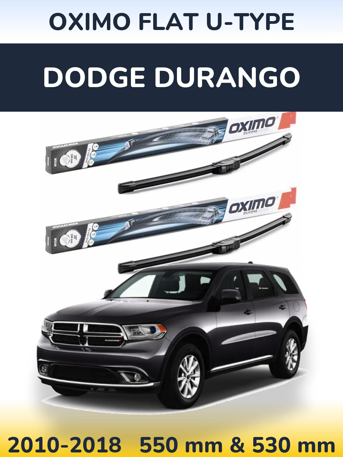 Ștergătoare Oximo Flat U-type pentru Dodge Durango
