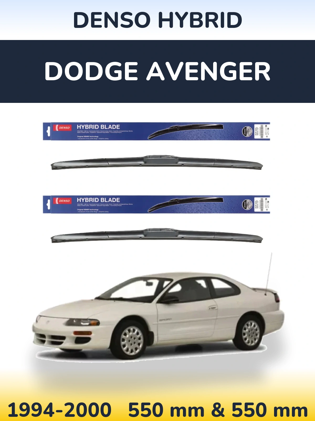 Ștergătoare Denso Hybrid pentru Dodge Avenger
