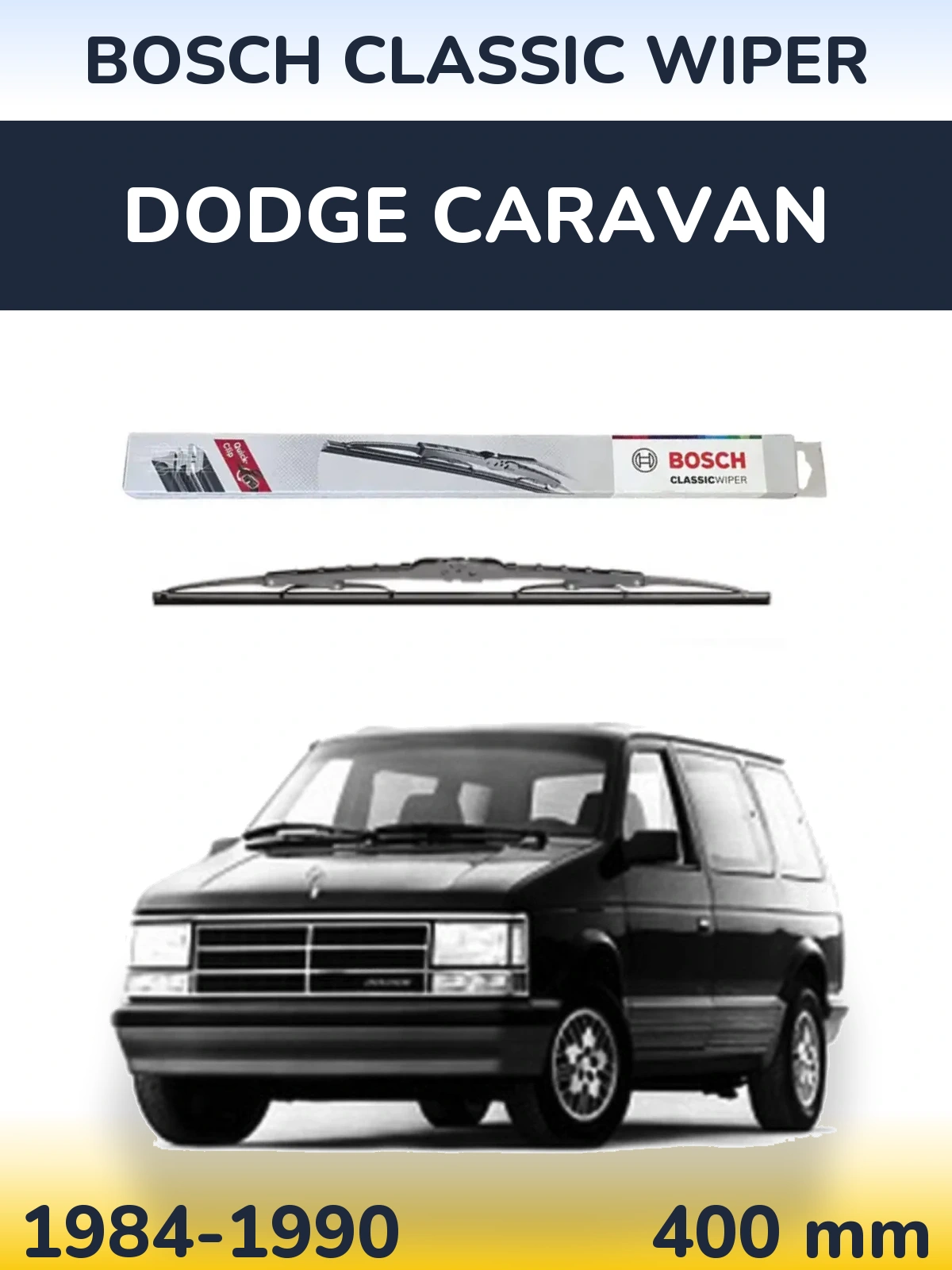 Ștergătoare BOSCH Classic Wiper pentru Dodge Caravan