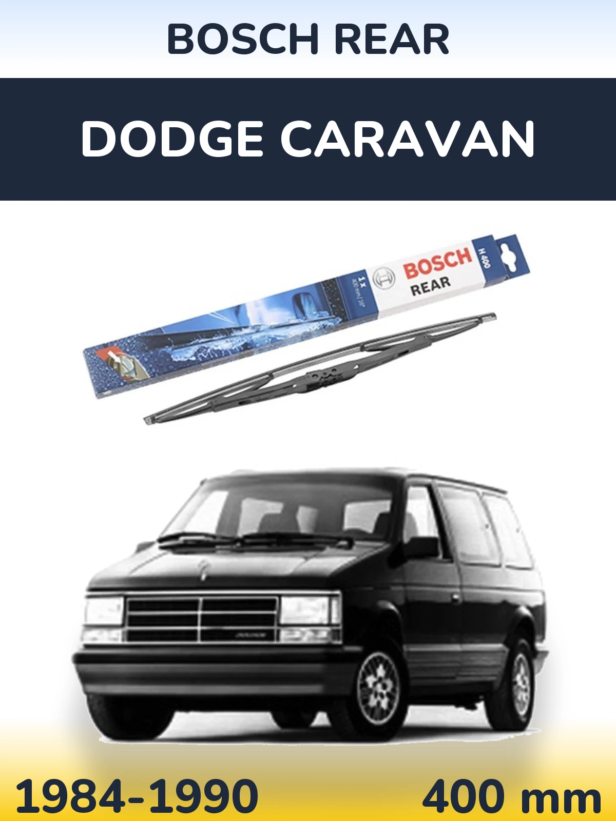 Ștergătoare BOSCH Rear pentru Dodge Caravan