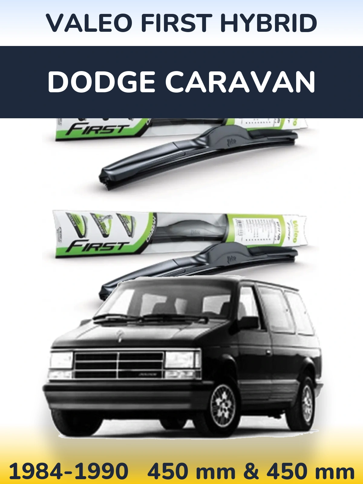 Ștergătoare Valeo First Hybrid pentru Dodge Caravan