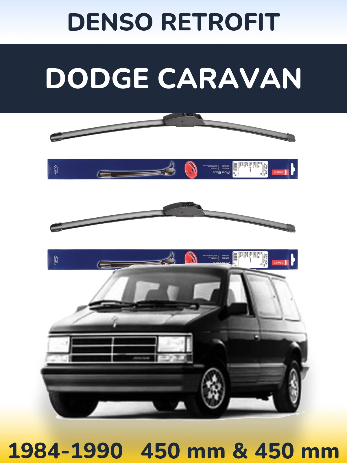 Ștergătoare Denso Retrofit pentru Dodge Caravan