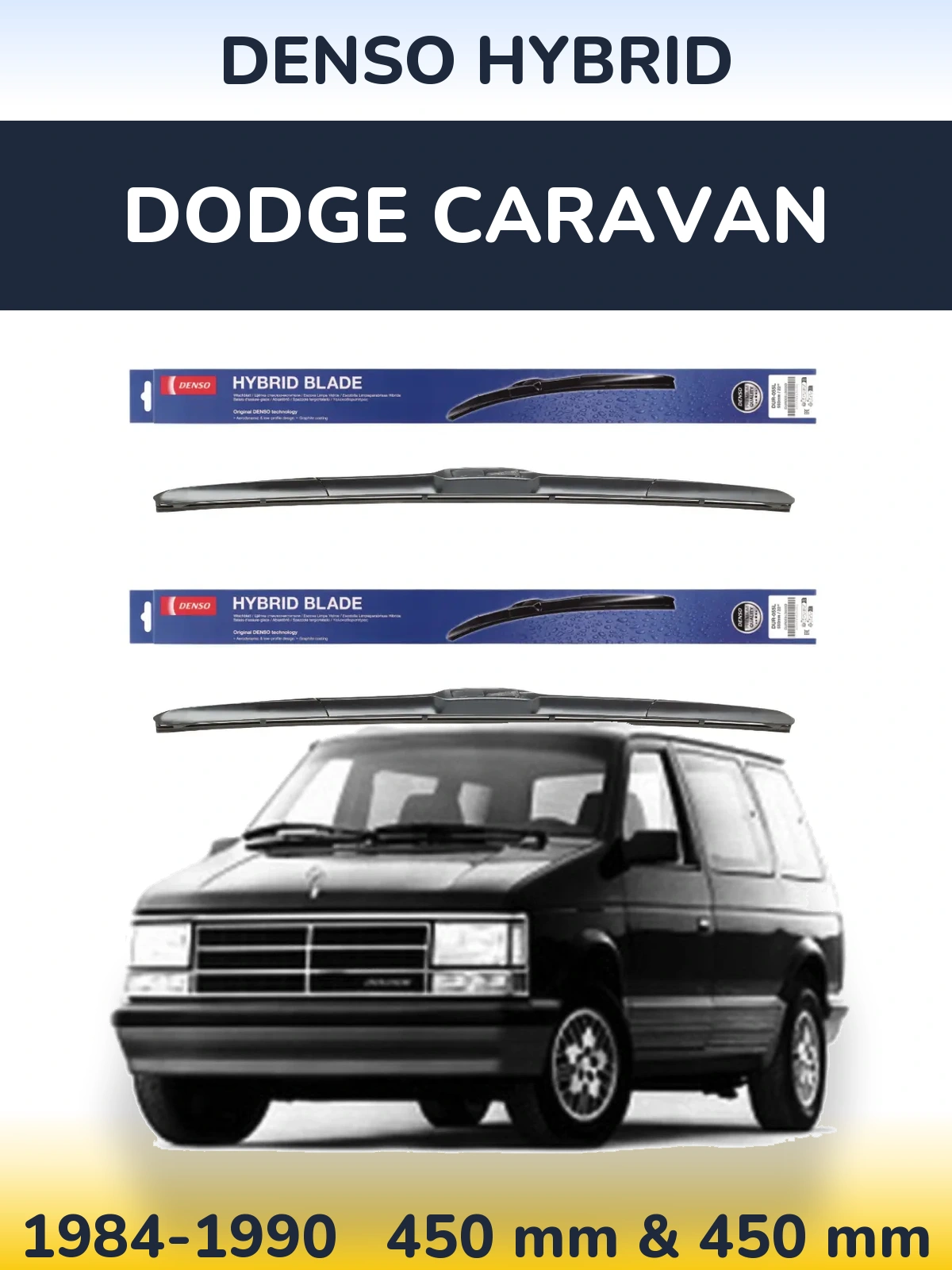 Ștergătoare Denso Hybrid pentru Dodge Caravan