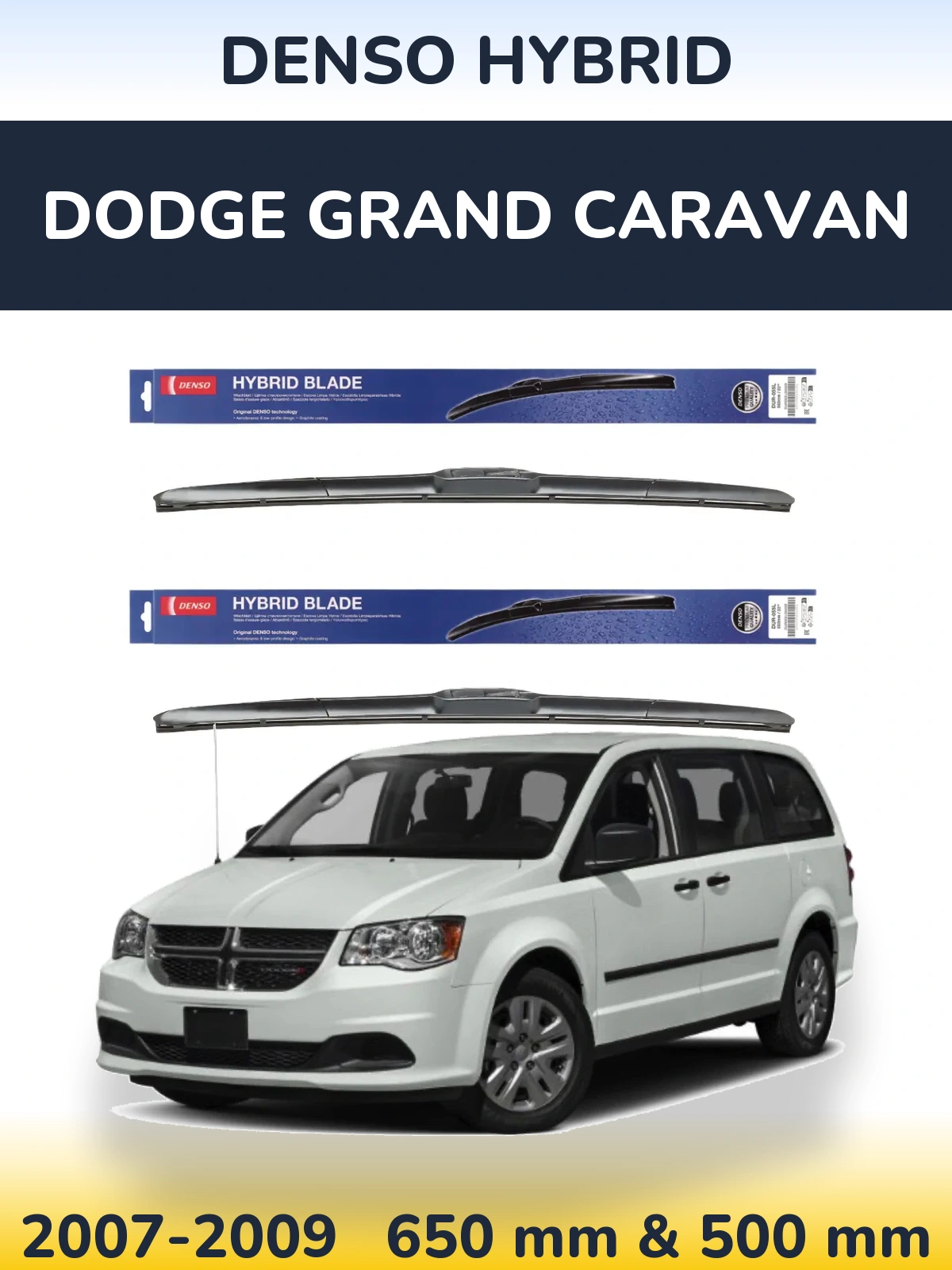 Ștergătoare Denso Hybrid pentru Dodge Grand Caravan