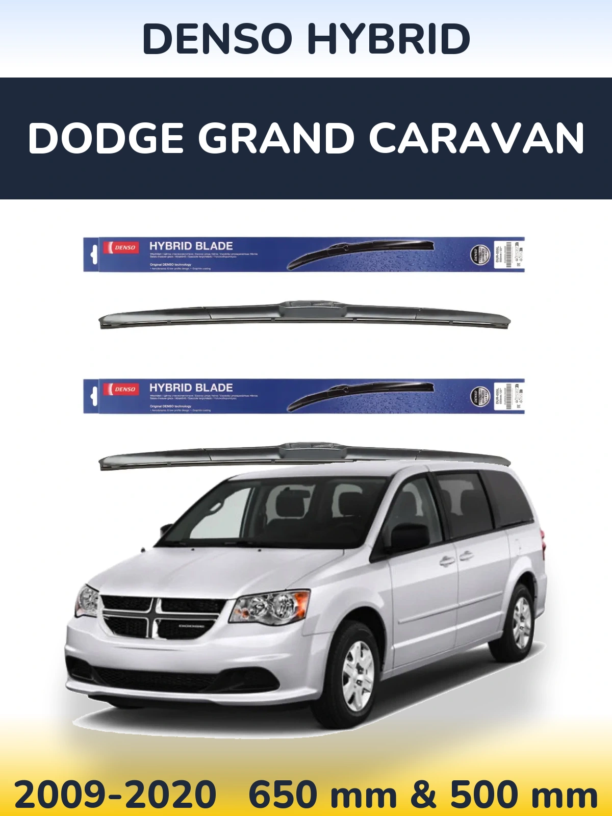 Ștergătoare Denso Hybrid pentru Dodge Grand Caravan