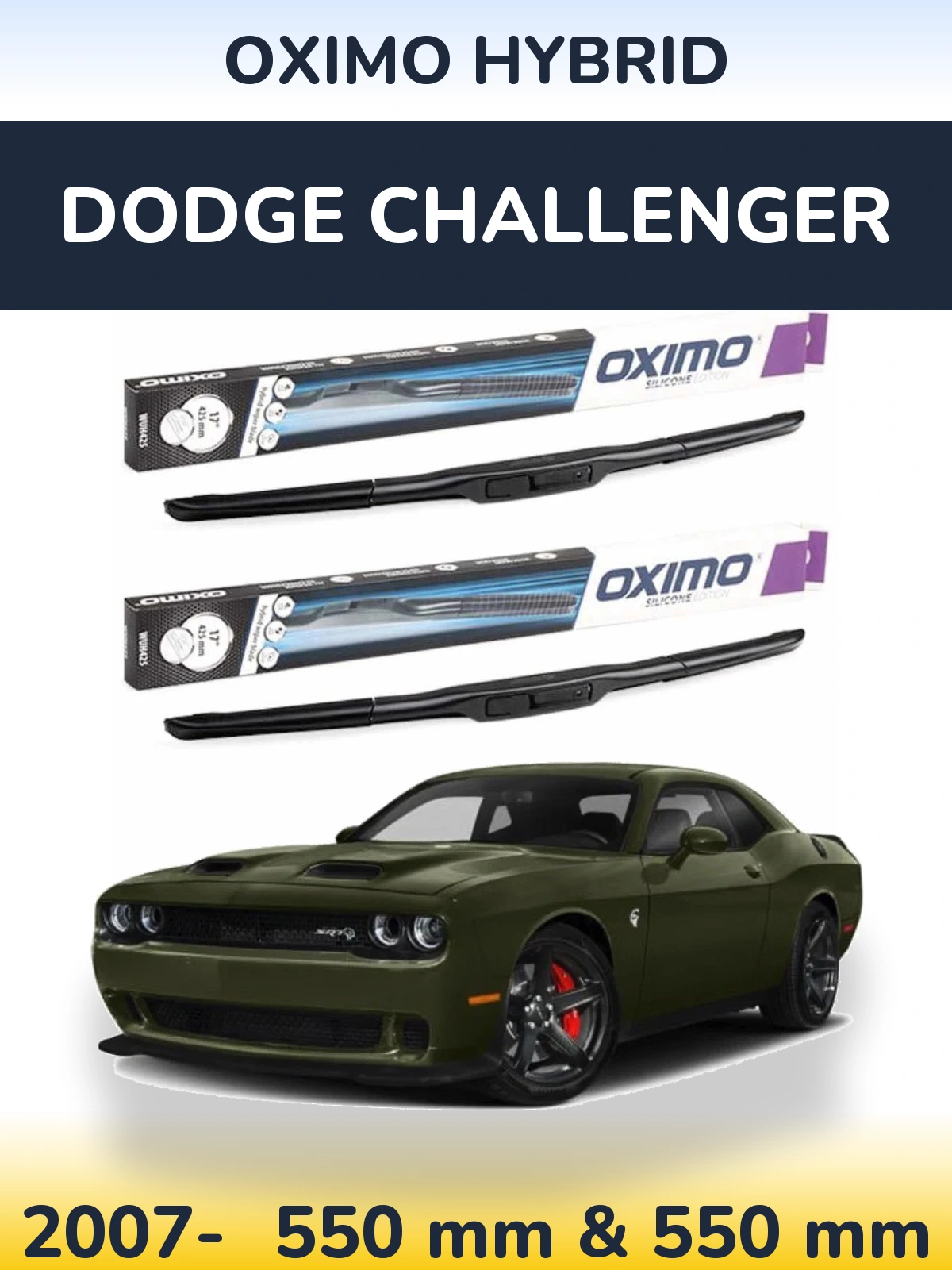 Ștergătoare Oximo Hybrid pentru Dodge Challenger