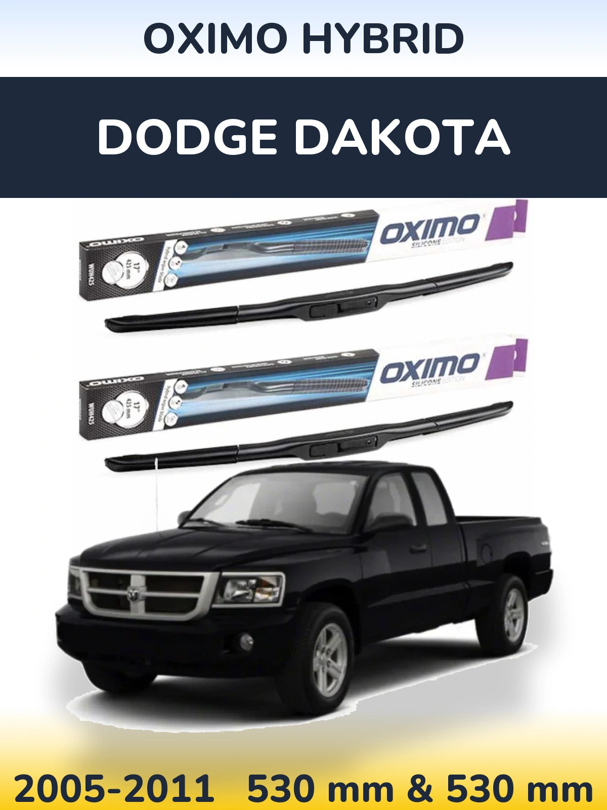 Ștergătoare Oximo Hybrid pentru Dodge Dakota