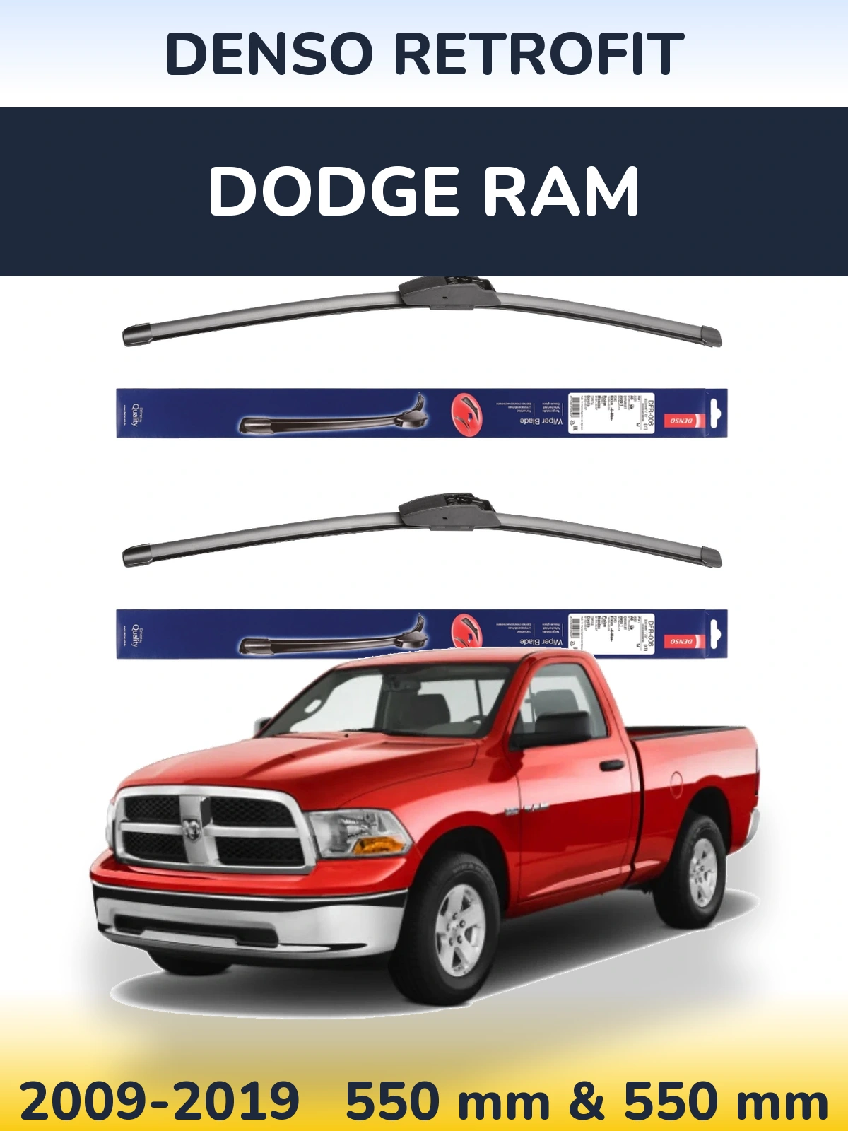Ștergătoare Denso Retrofit pentru Dodge RAM