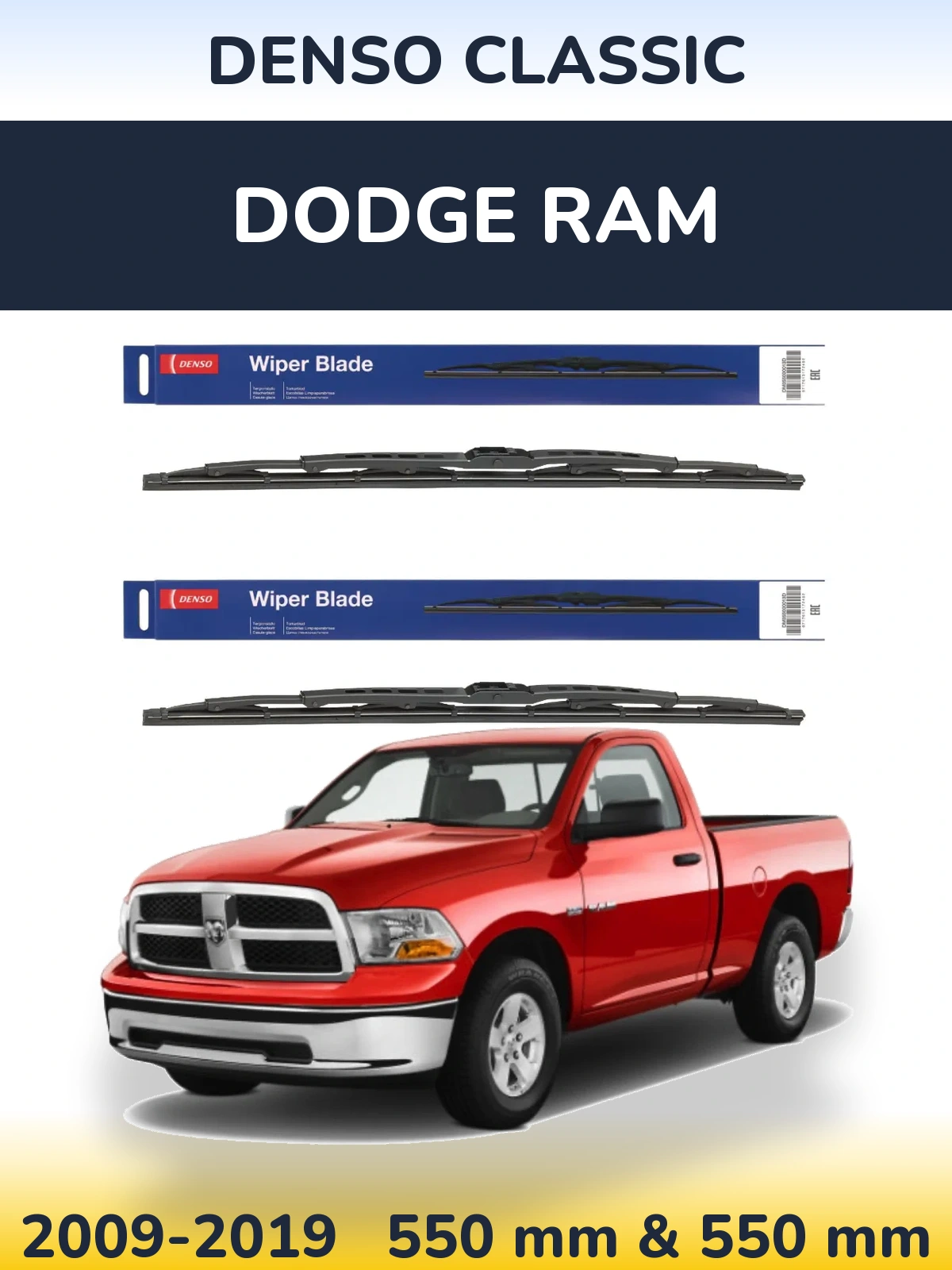 Ștergătoare Denso Classic pentru Dodge RAM