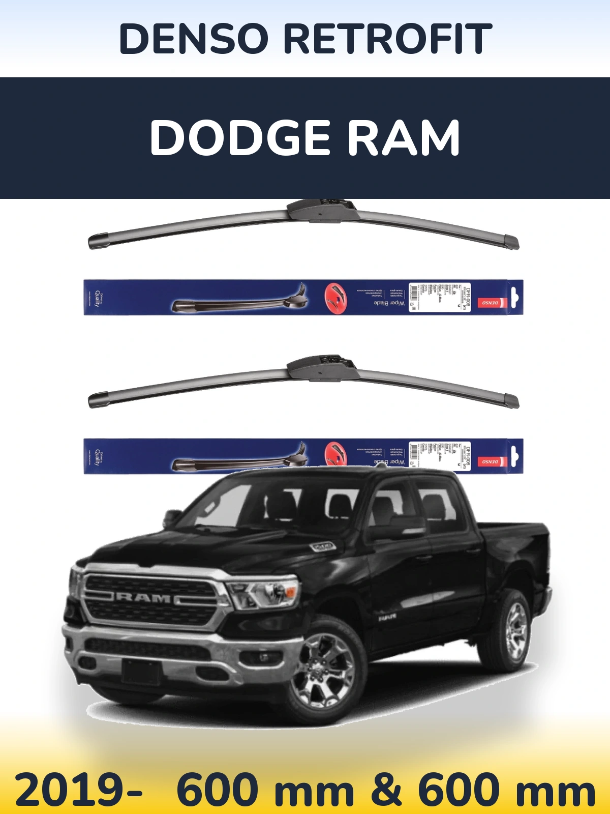Ștergătoare Denso Retrofit pentru Dodge RAM