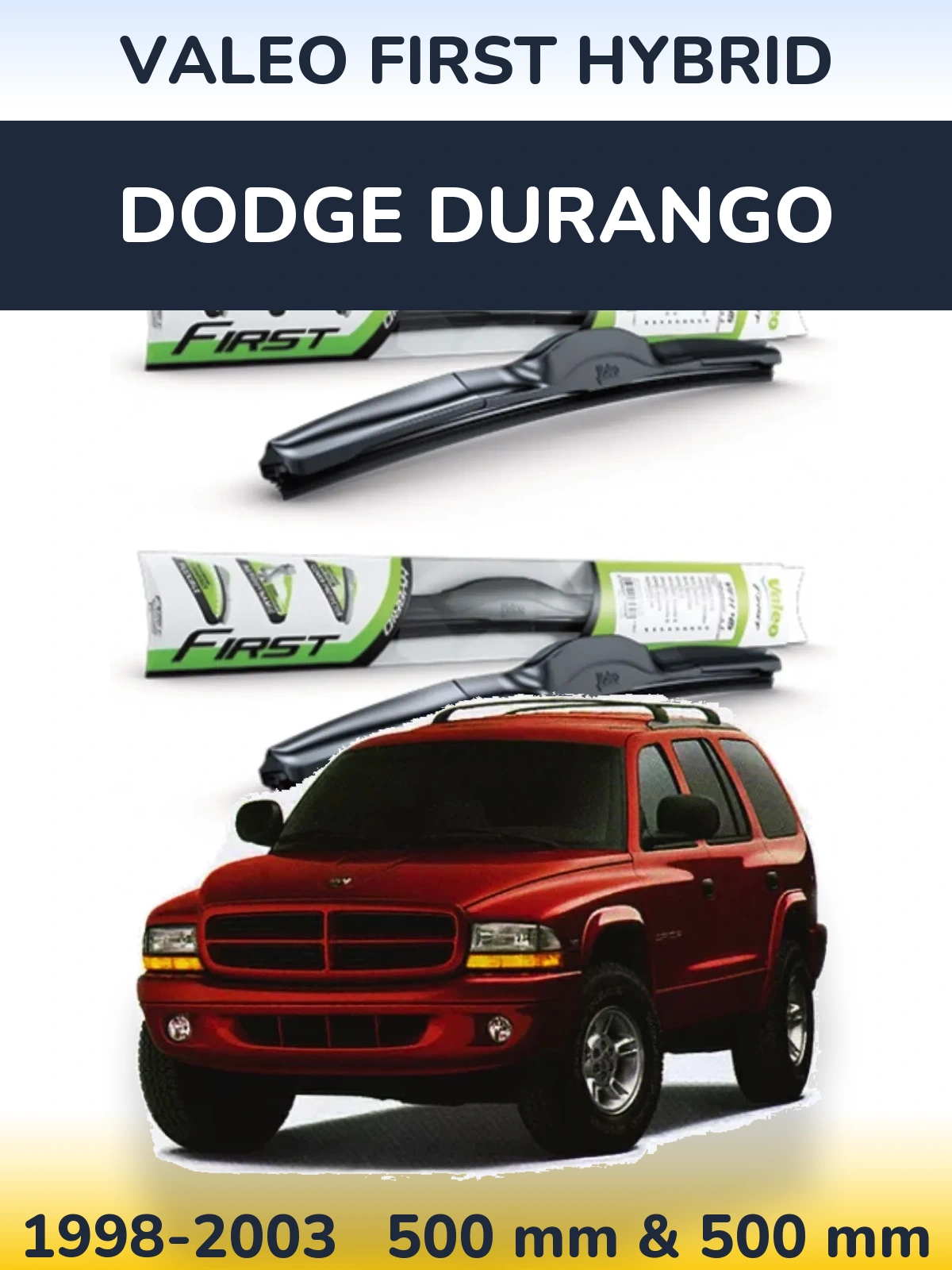 Ștergătoare Valeo First Hybrid pentru Dodge Durango
