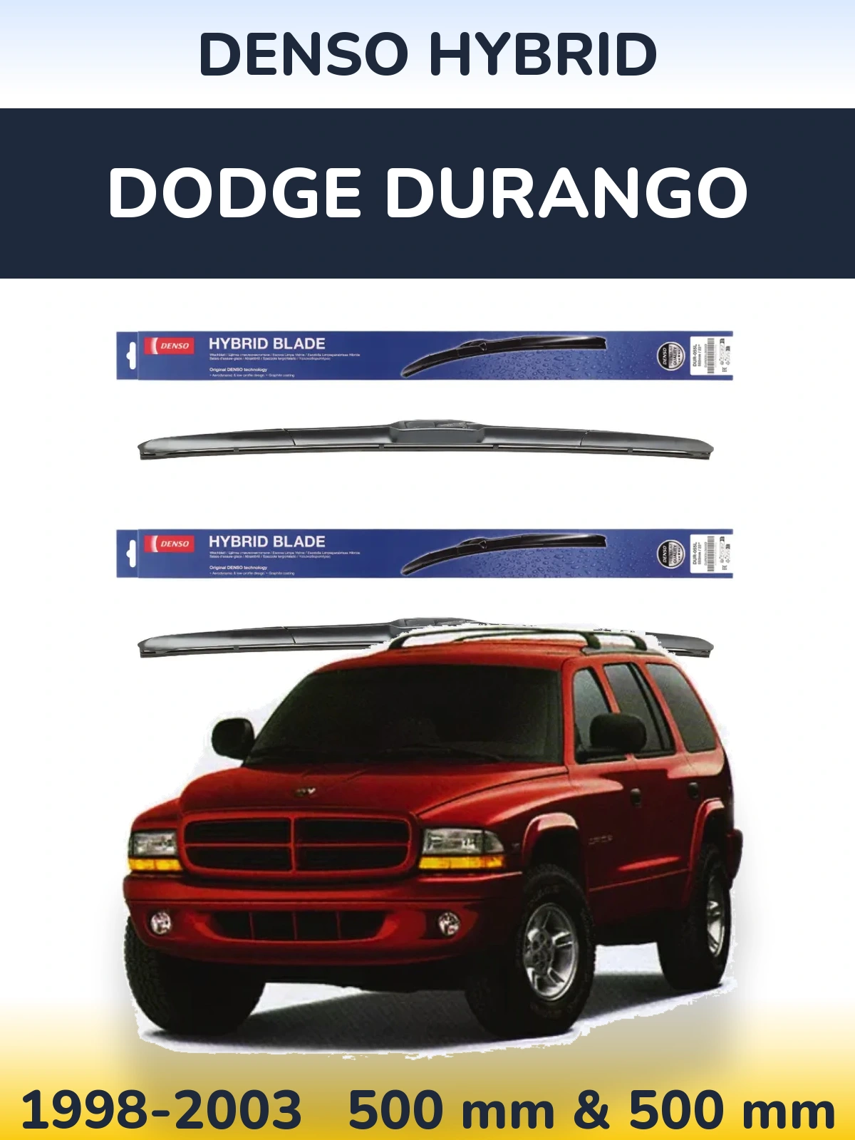 Ștergătoare Denso Hybrid pentru Dodge Durango