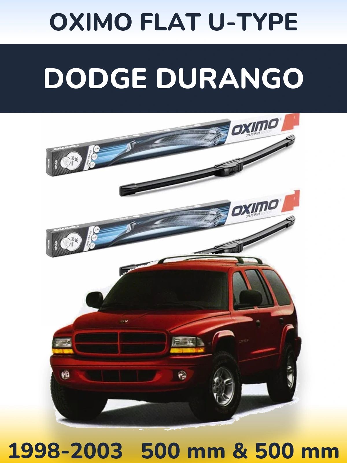 Ștergătoare Oximo Flat U-type pentru Dodge Durango
