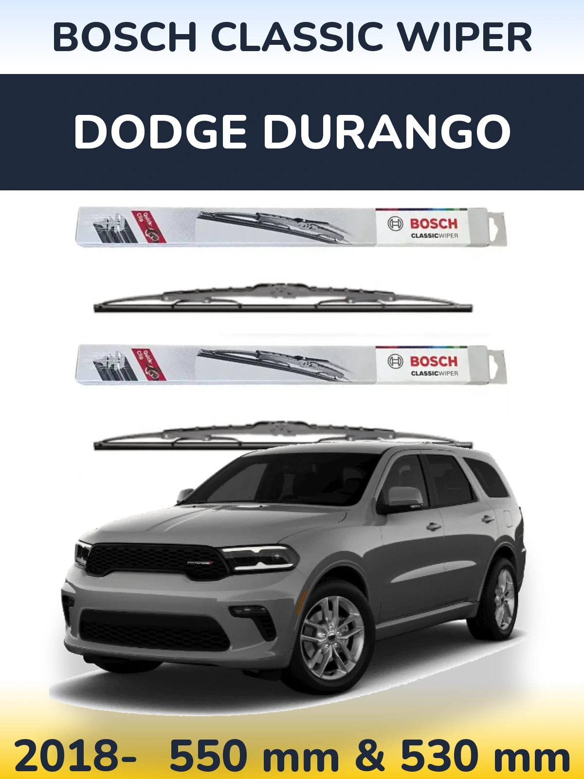 Ștergătoare BOSCH Classic Wiper pentru Dodge Durango