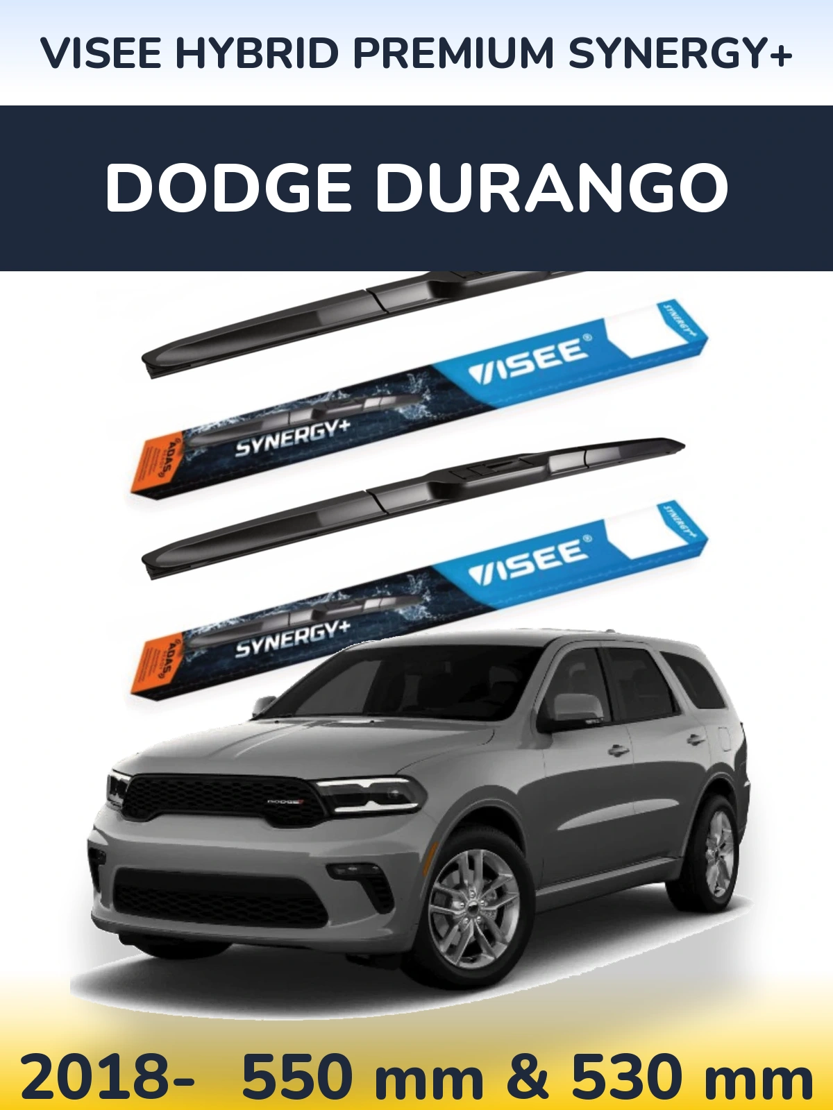 Ștergătoare VISEE HYBRID PREMIUM SYNERGY+ pentru Dodge Durango