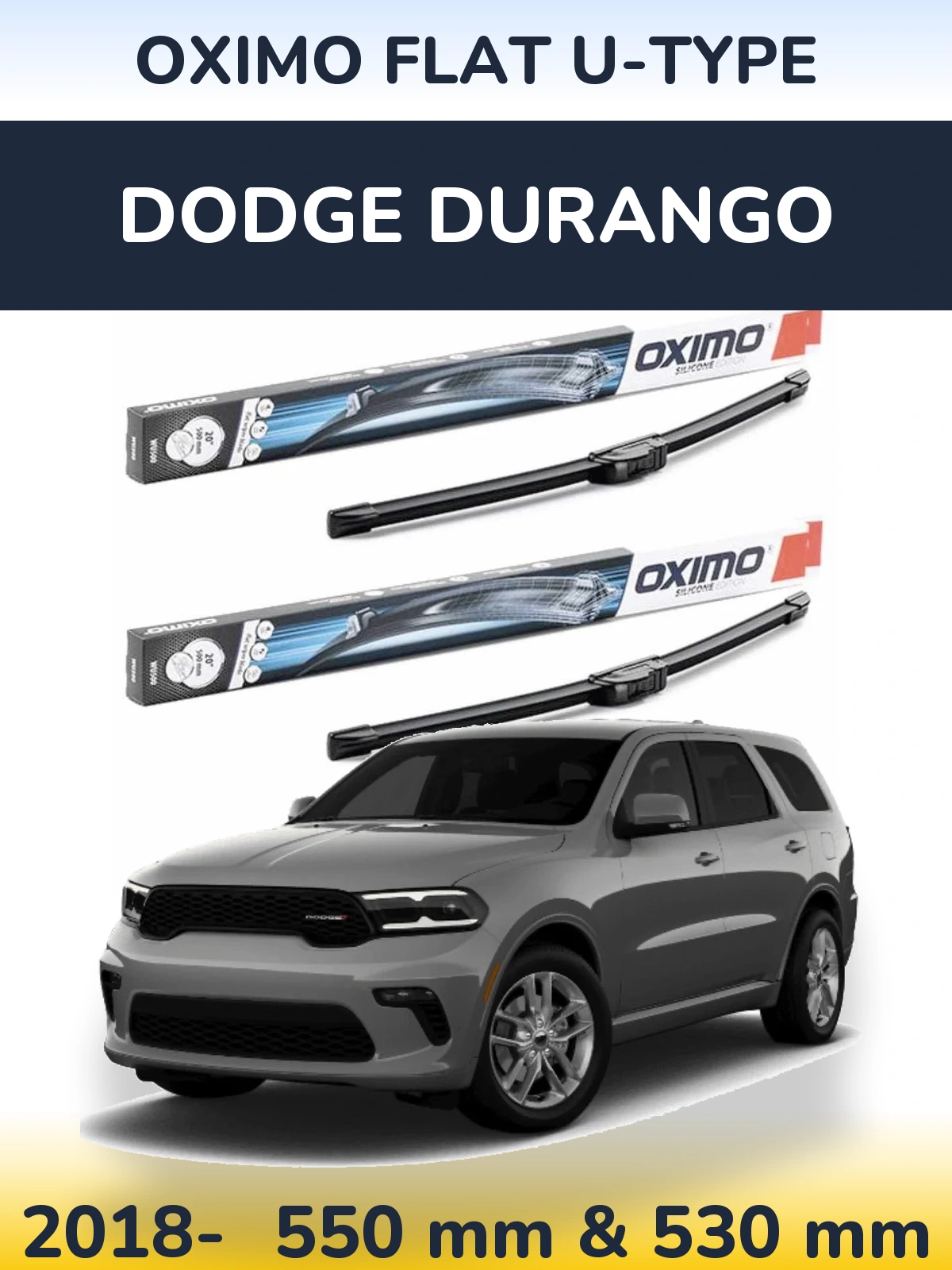 Ștergătoare Oximo Flat U-type pentru Dodge Durango