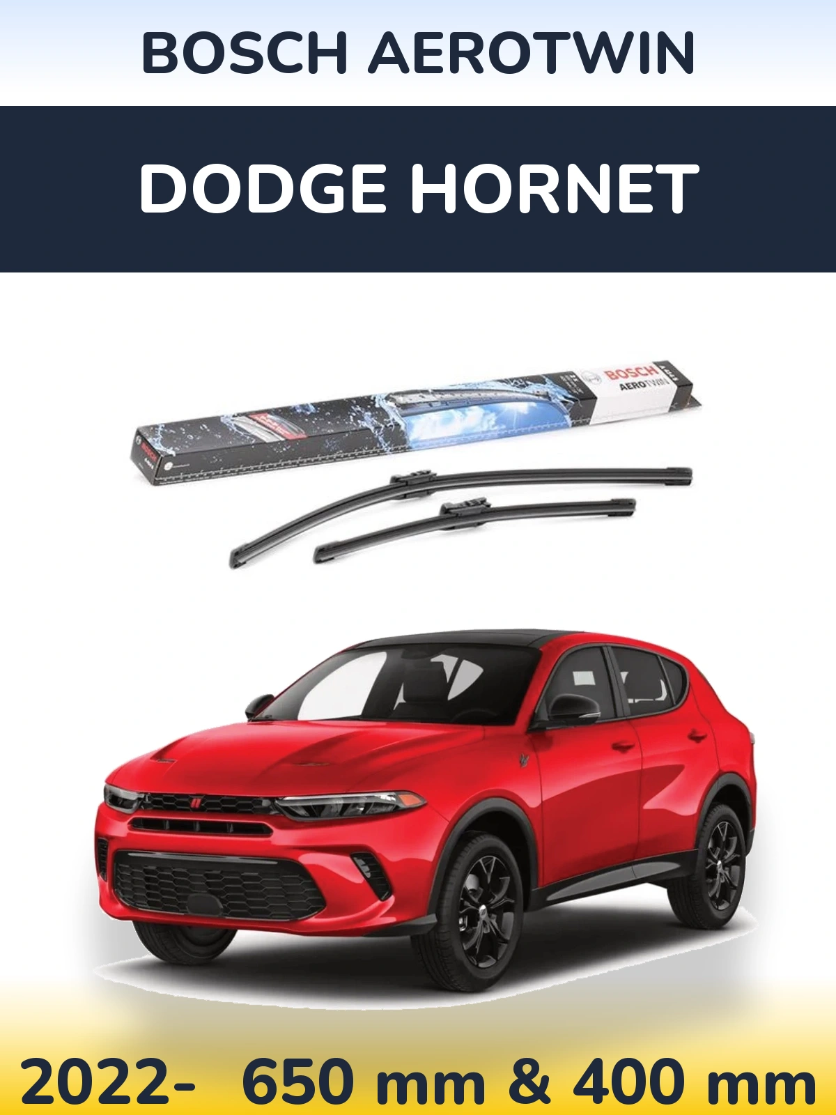 Ștergătoare BOSCH AeroTwin pentru Dodge Hornet