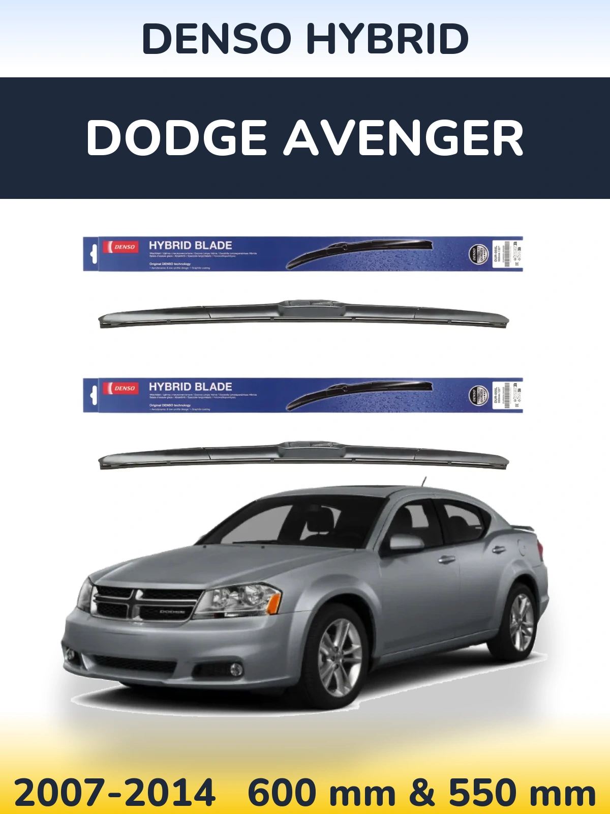 Ștergătoare Denso Hybrid pentru Dodge Avenger