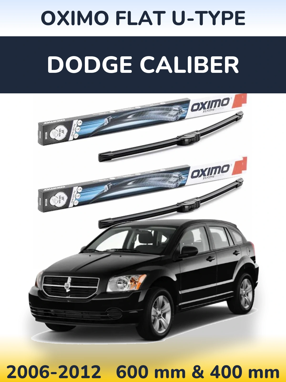 Ștergătoare Oximo Flat U-type pentru Dodge Caliber