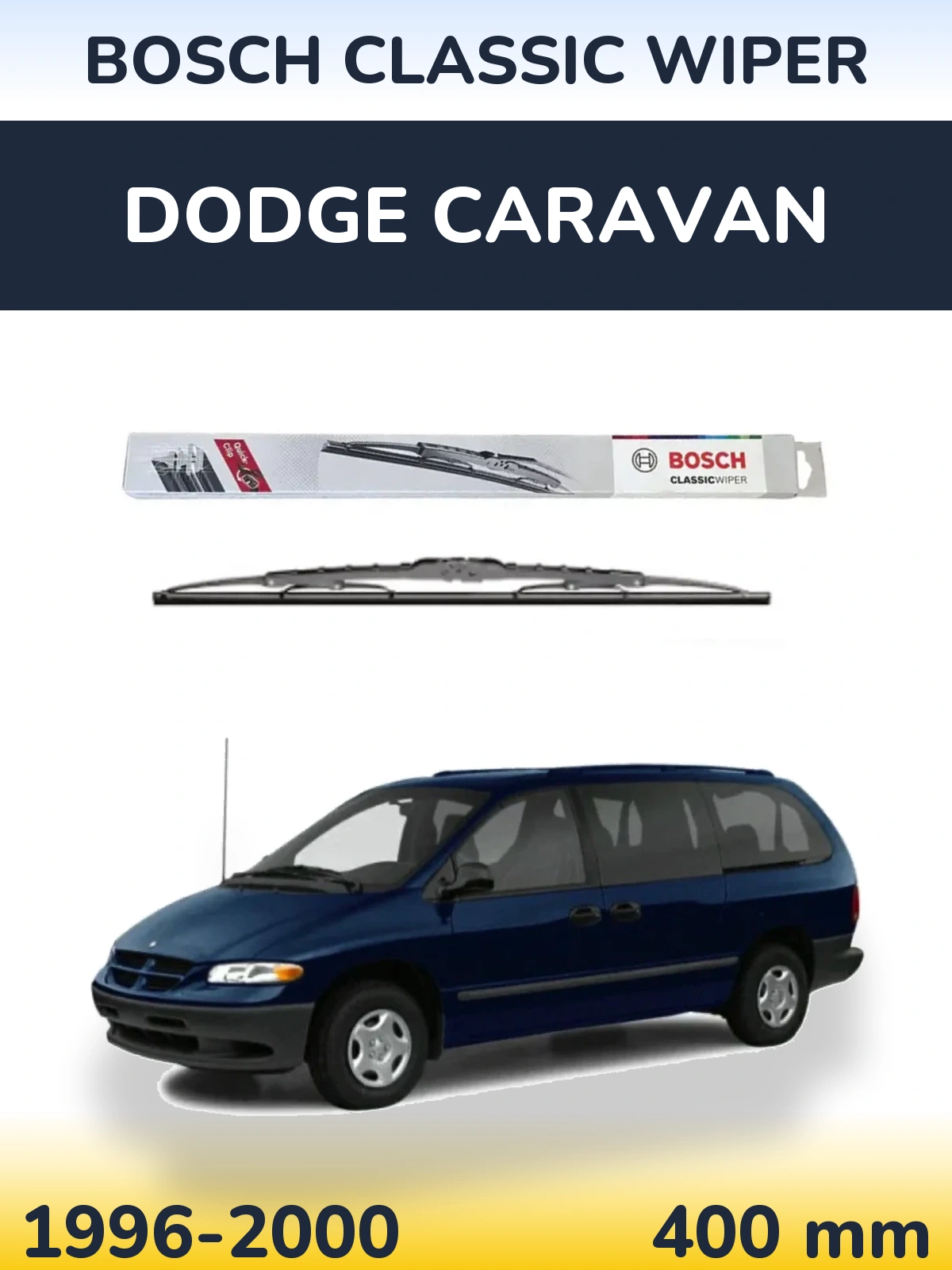 Ștergătoare BOSCH Classic Wiper pentru Dodge Caravan