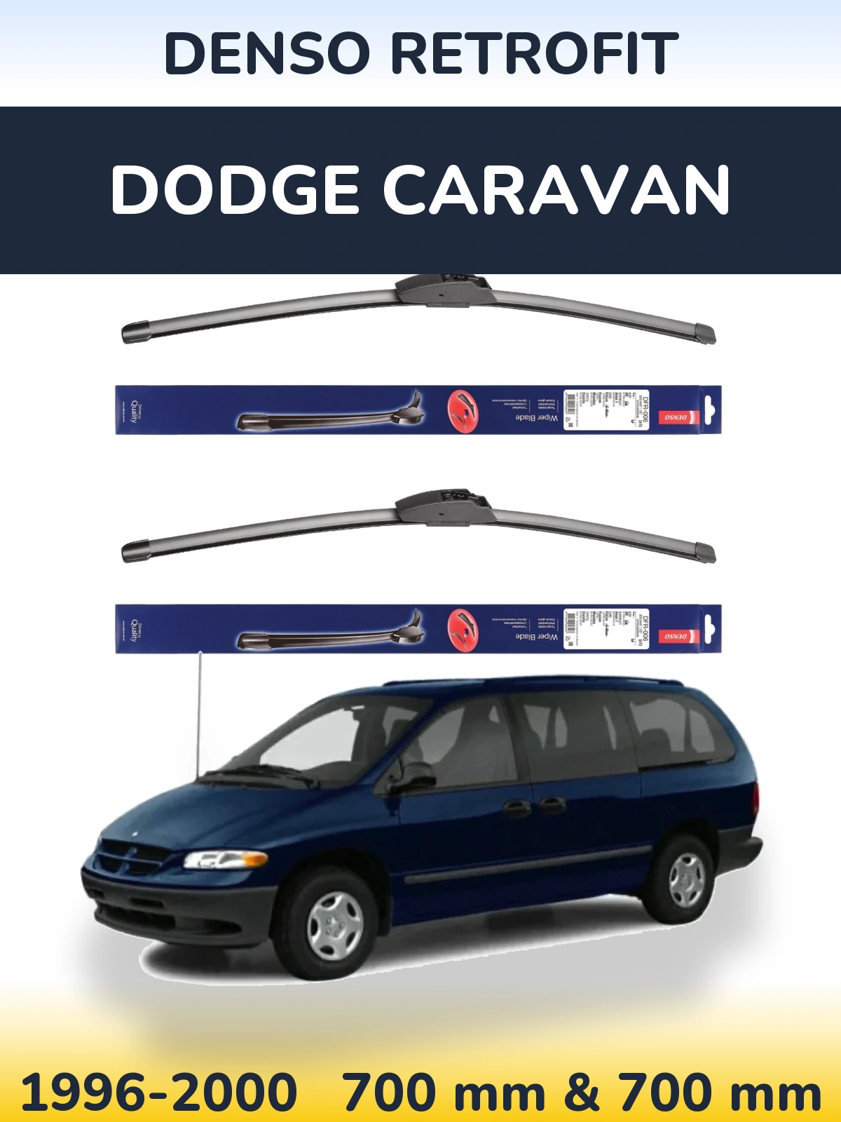 Ștergătoare Denso Retrofit pentru Dodge Caravan
