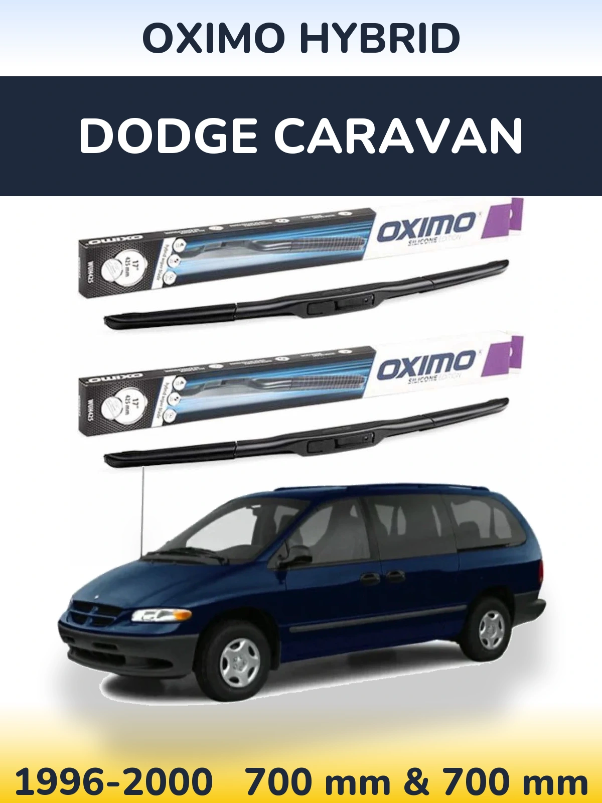 Ștergătoare Oximo Hybrid pentru Dodge Caravan