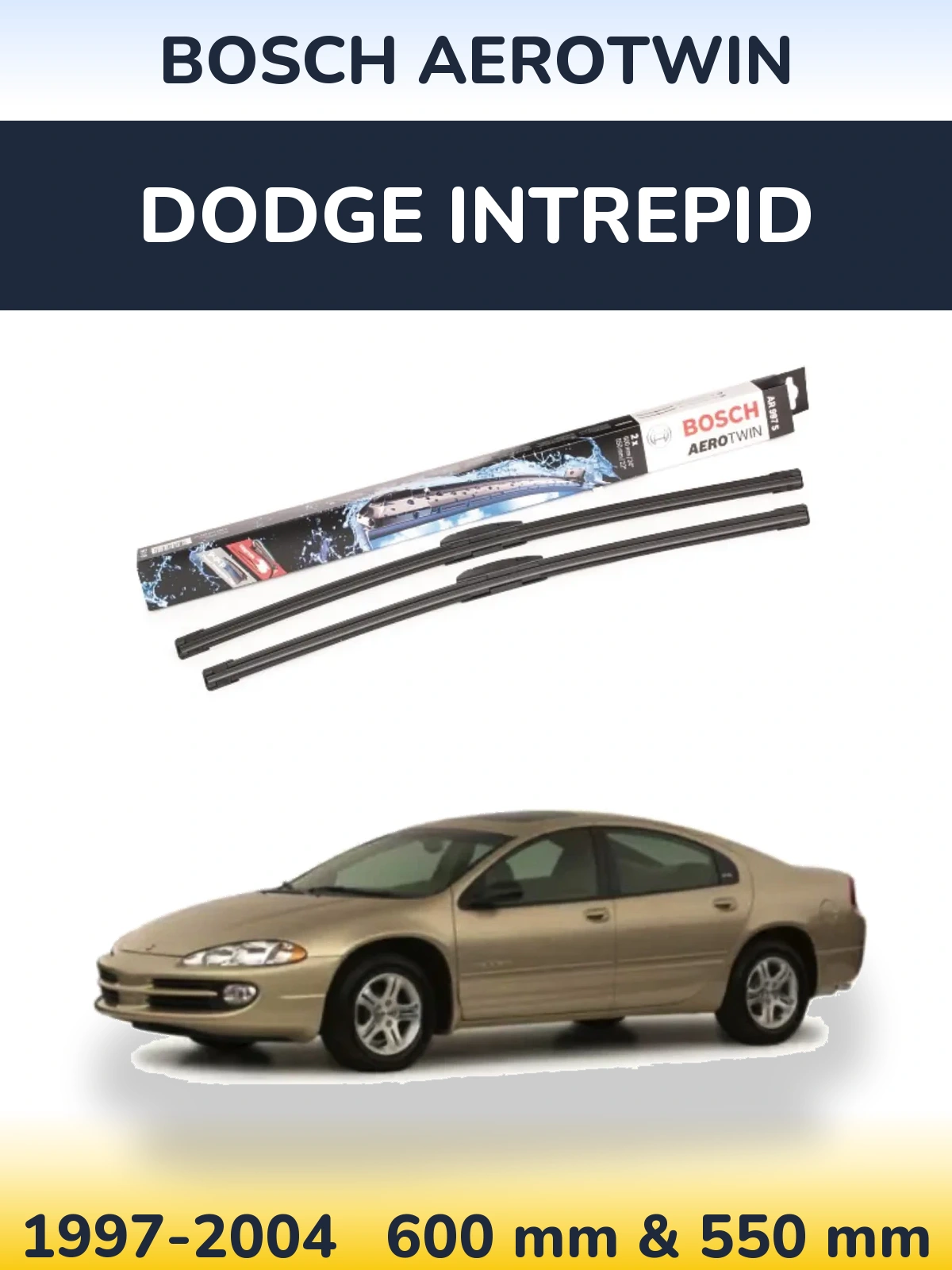 Ștergătoare BOSCH AeroTwin pentru Dodge Intrepid