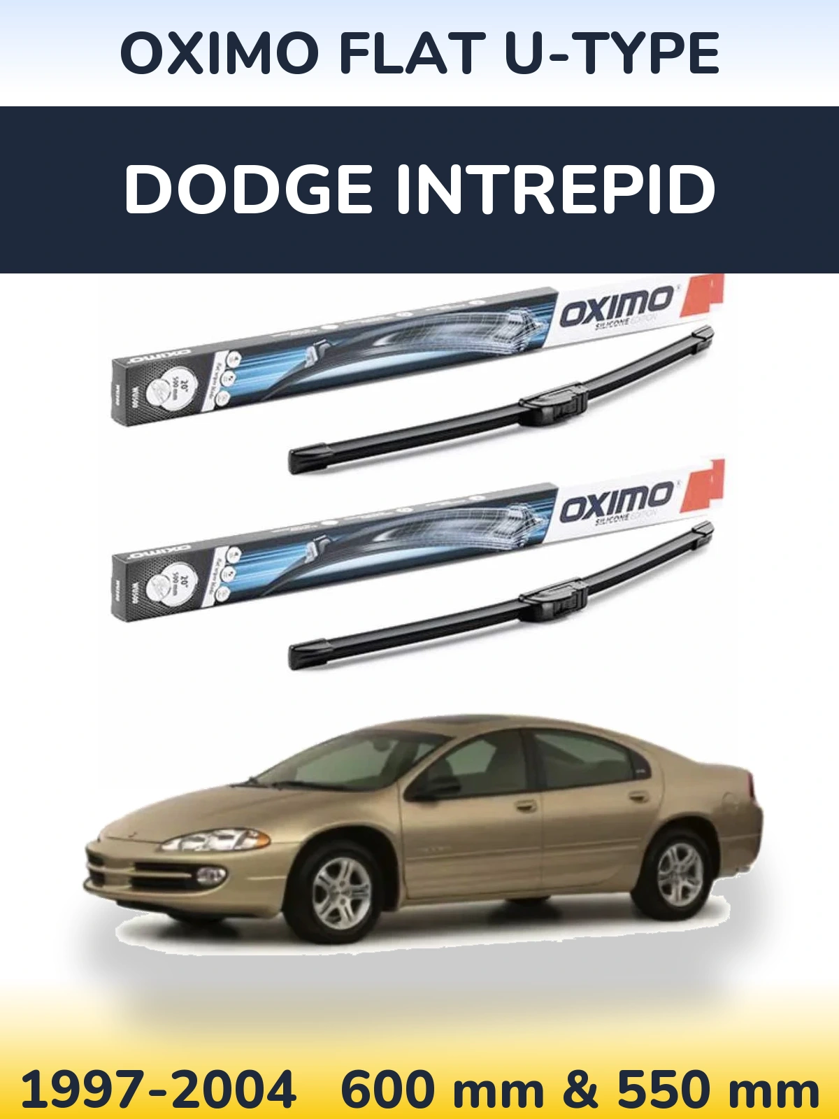 Ștergătoare Oximo Flat U-type pentru Dodge Intrepid
