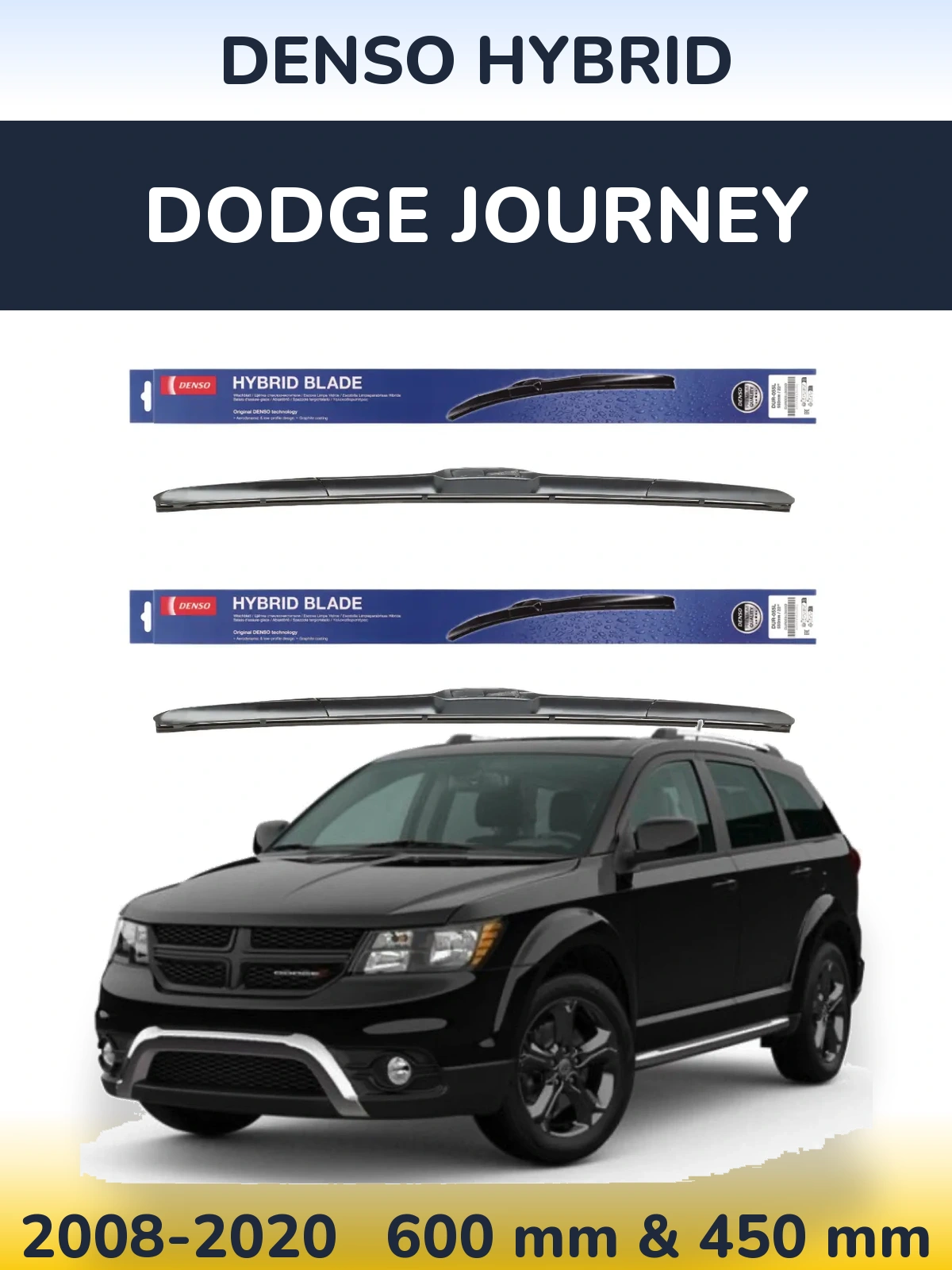 Ștergătoare Denso Hybrid pentru Dodge Journey