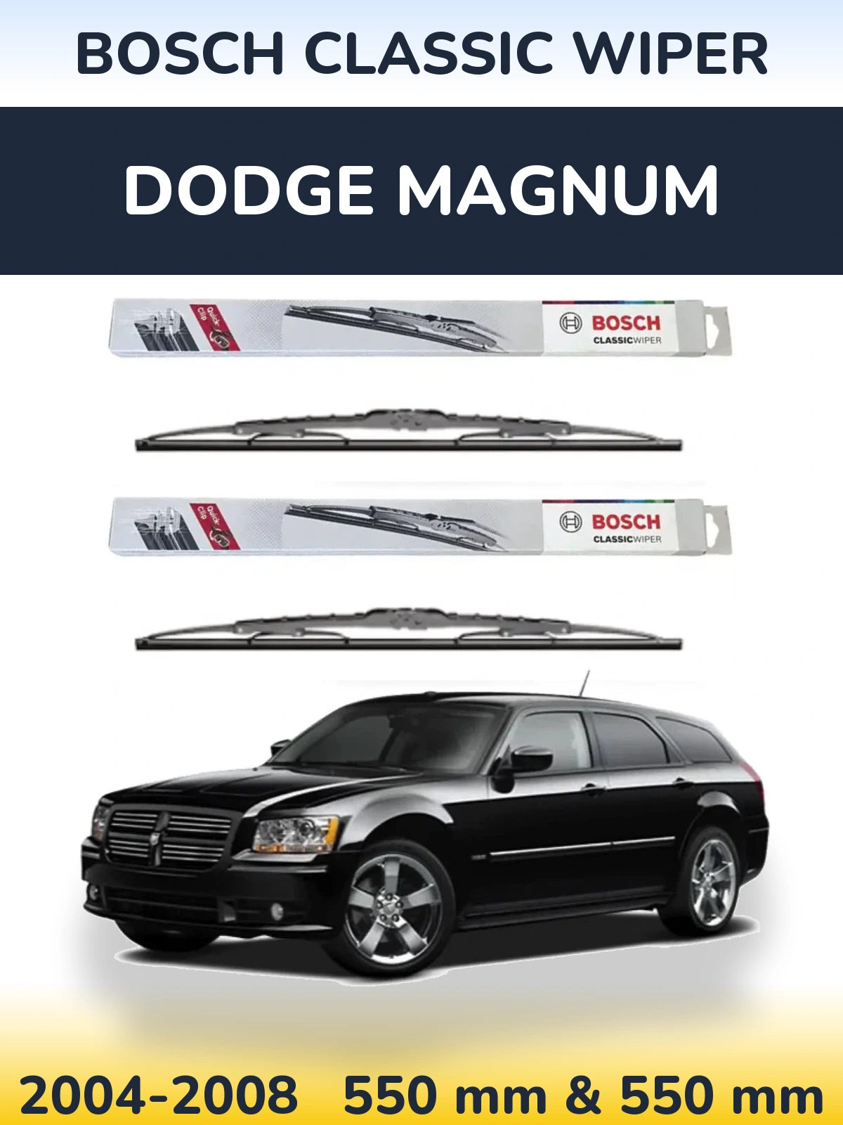 Ștergătoare BOSCH Classic Wiper pentru Dodge Magnum