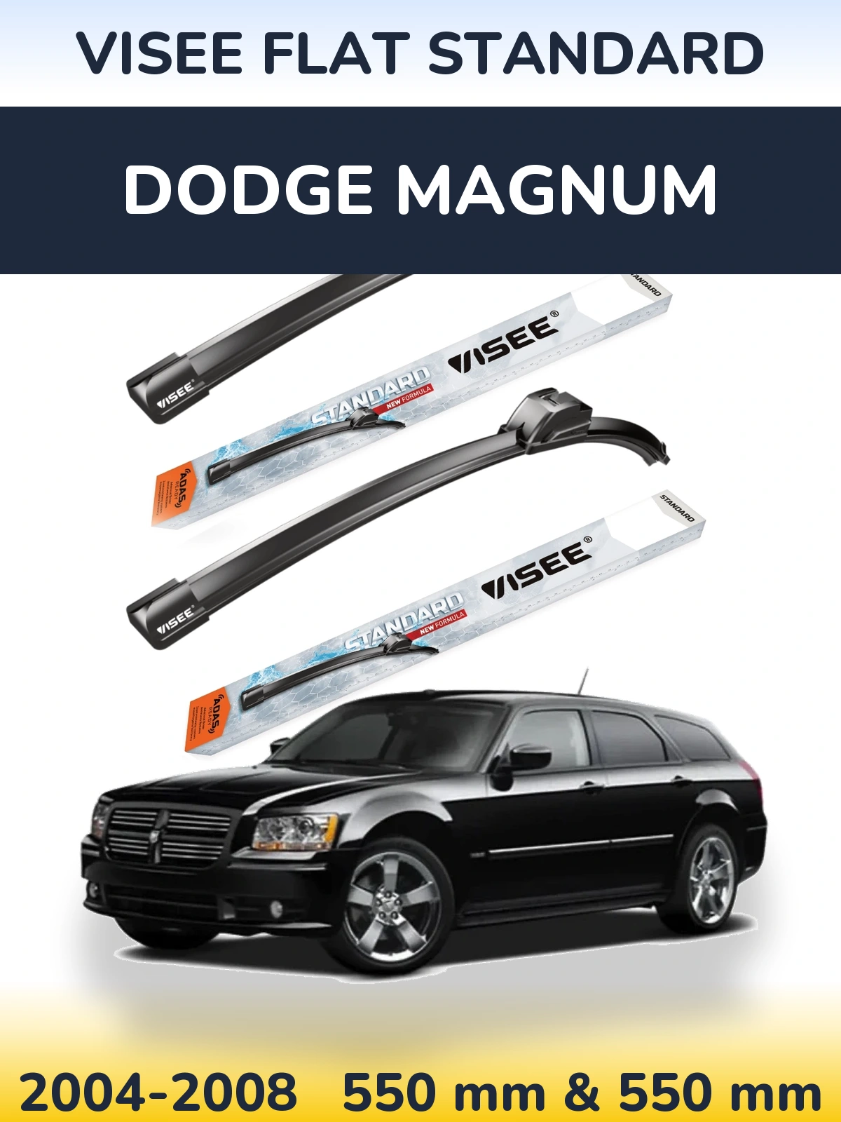 Ștergătoare VISEE FLAT STANDARD pentru Dodge Magnum