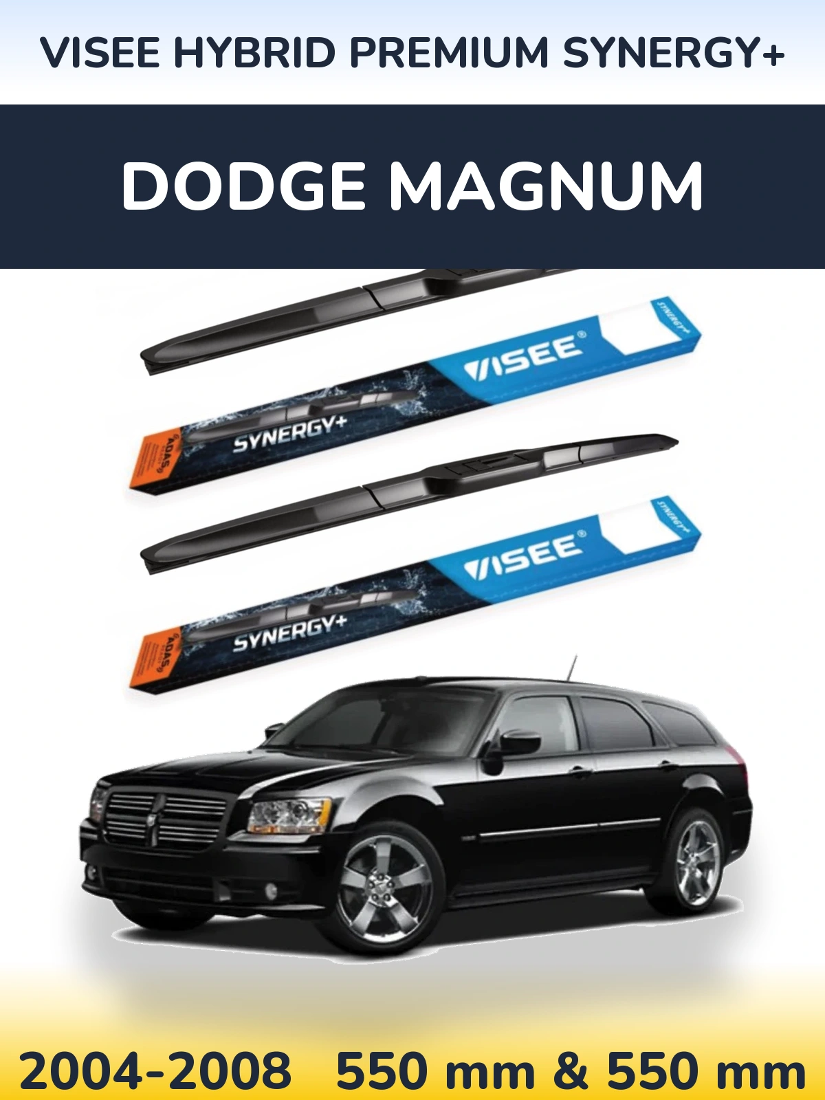 Ștergătoare VISEE HYBRID PREMIUM SYNERGY+ pentru Dodge Magnum
