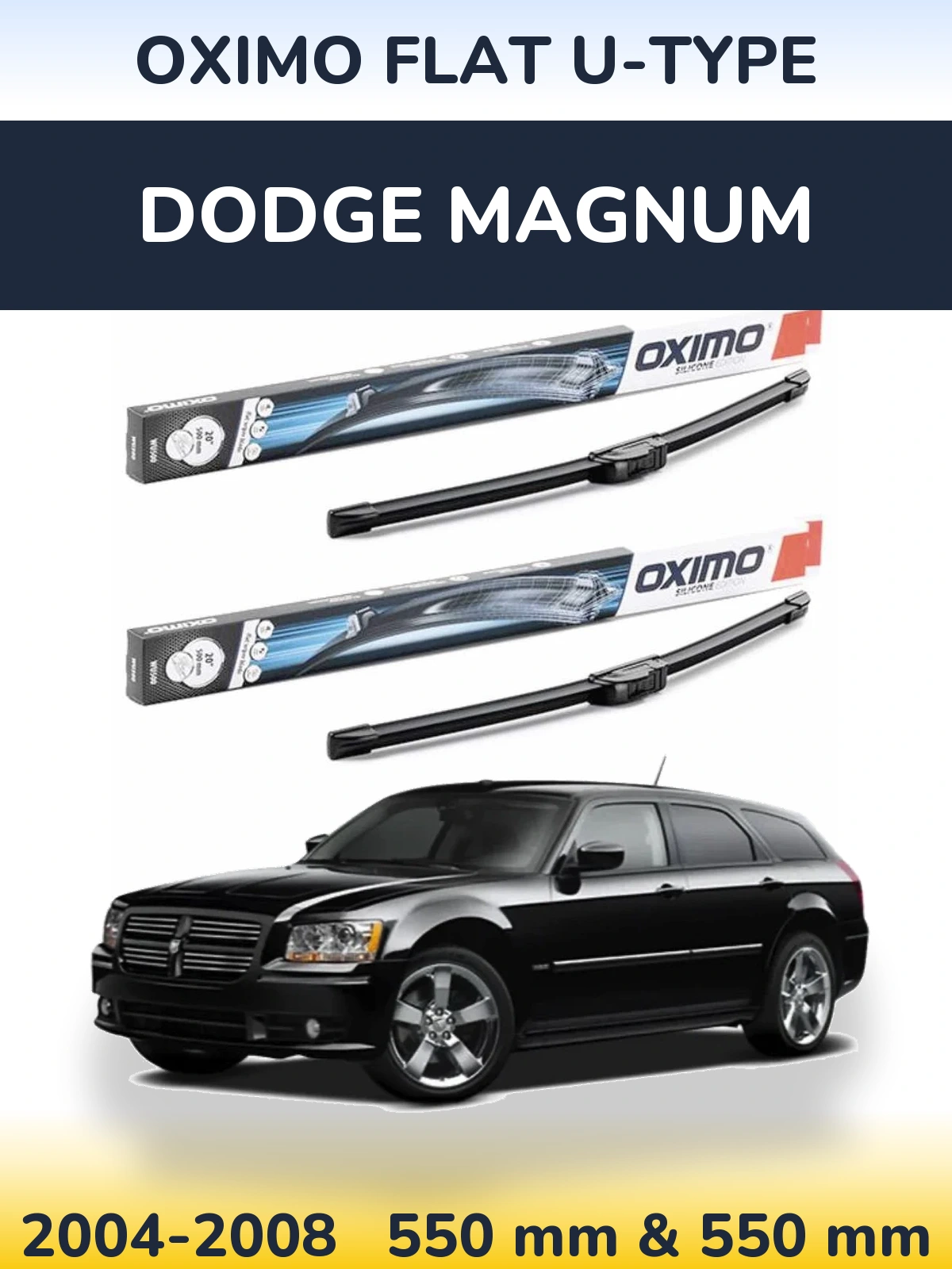 Ștergătoare Oximo Flat U-type pentru Dodge Magnum
