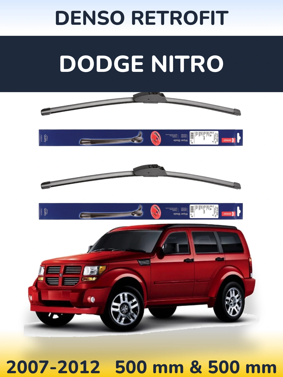 Ștergătoare Denso Retrofit pentru Dodge Nitro