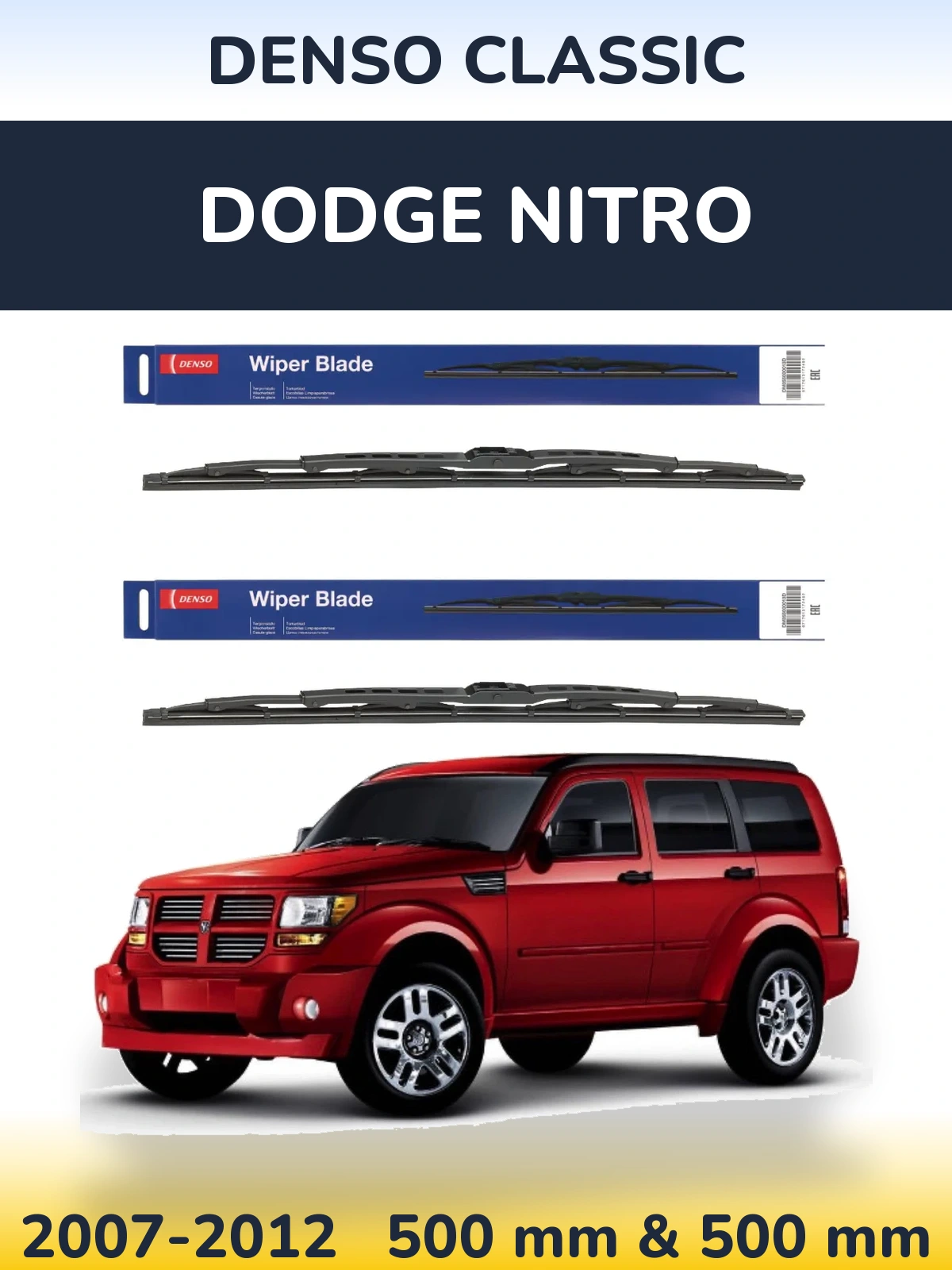 Ștergătoare Denso Classic pentru Dodge Nitro