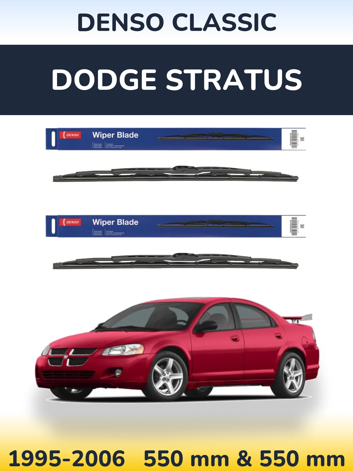 Ștergătoare Denso Classic pentru Dodge Stratus