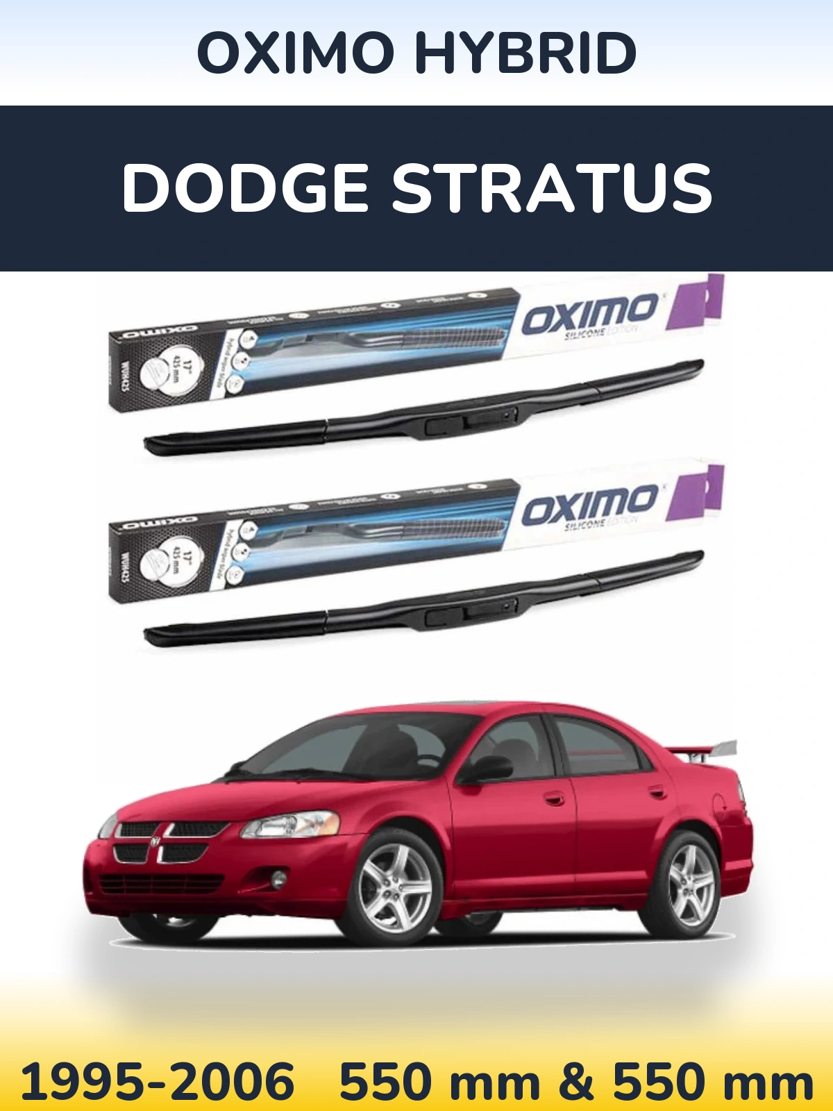 Ștergătoare Oximo Hybrid pentru Dodge Stratus
